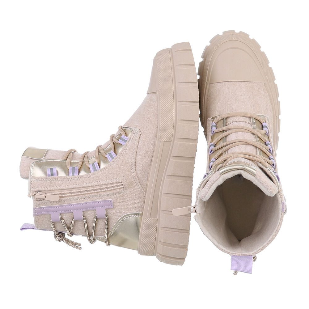 Ital-Design Damen Schnürschuhe Freizeit Schnürstiefelette (87417851) günstig online kaufen