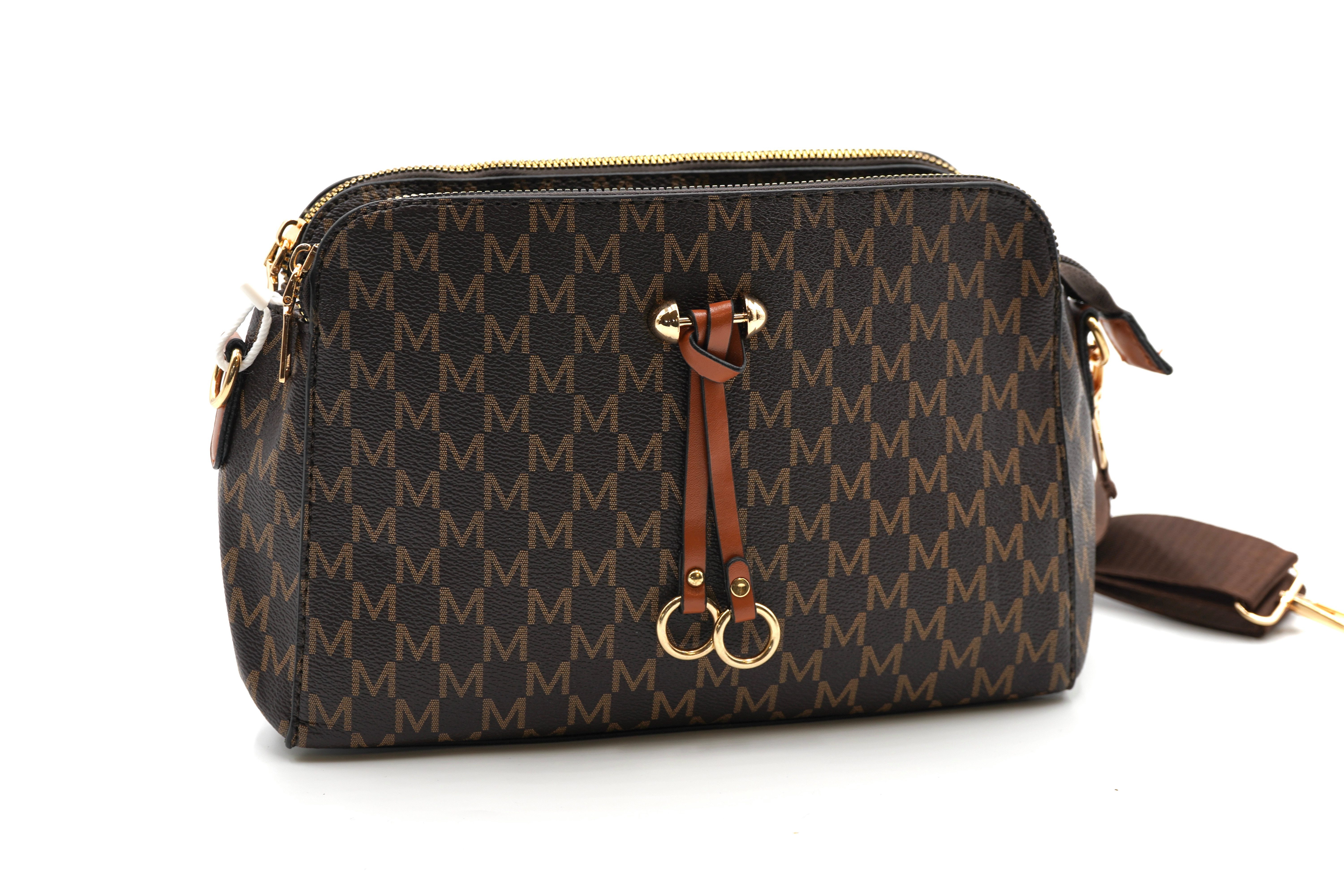 Sonderpostendiscount Umhängetasche Damen Umhängetasche 01-2 in Schwarz-Brau günstig online kaufen