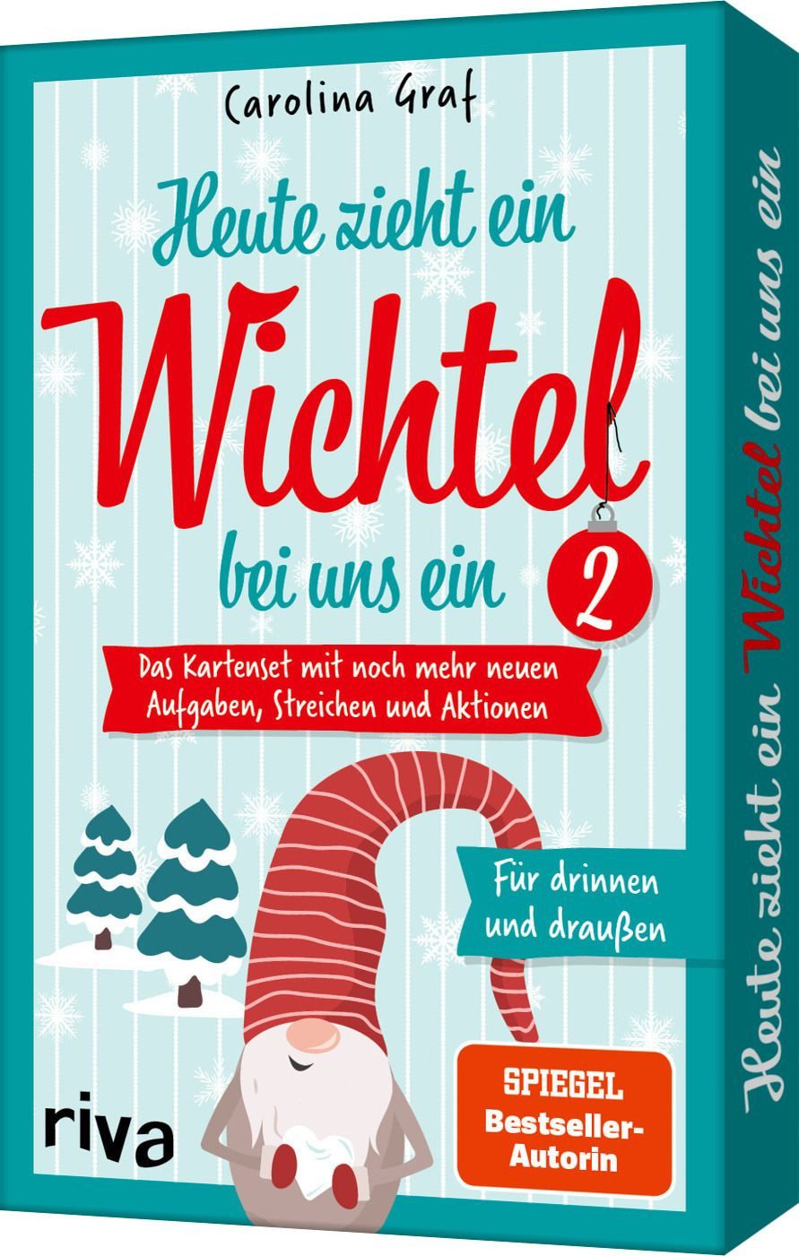 Heute zieht ein Wichtel bei uns ein 2 / Carolina Graf, Das Kartenset mit noch mehr neuen Aufgaben, Streichen und Aktionen für drinnen und draußen. Familien-Spaß für Advent und Weihnachten