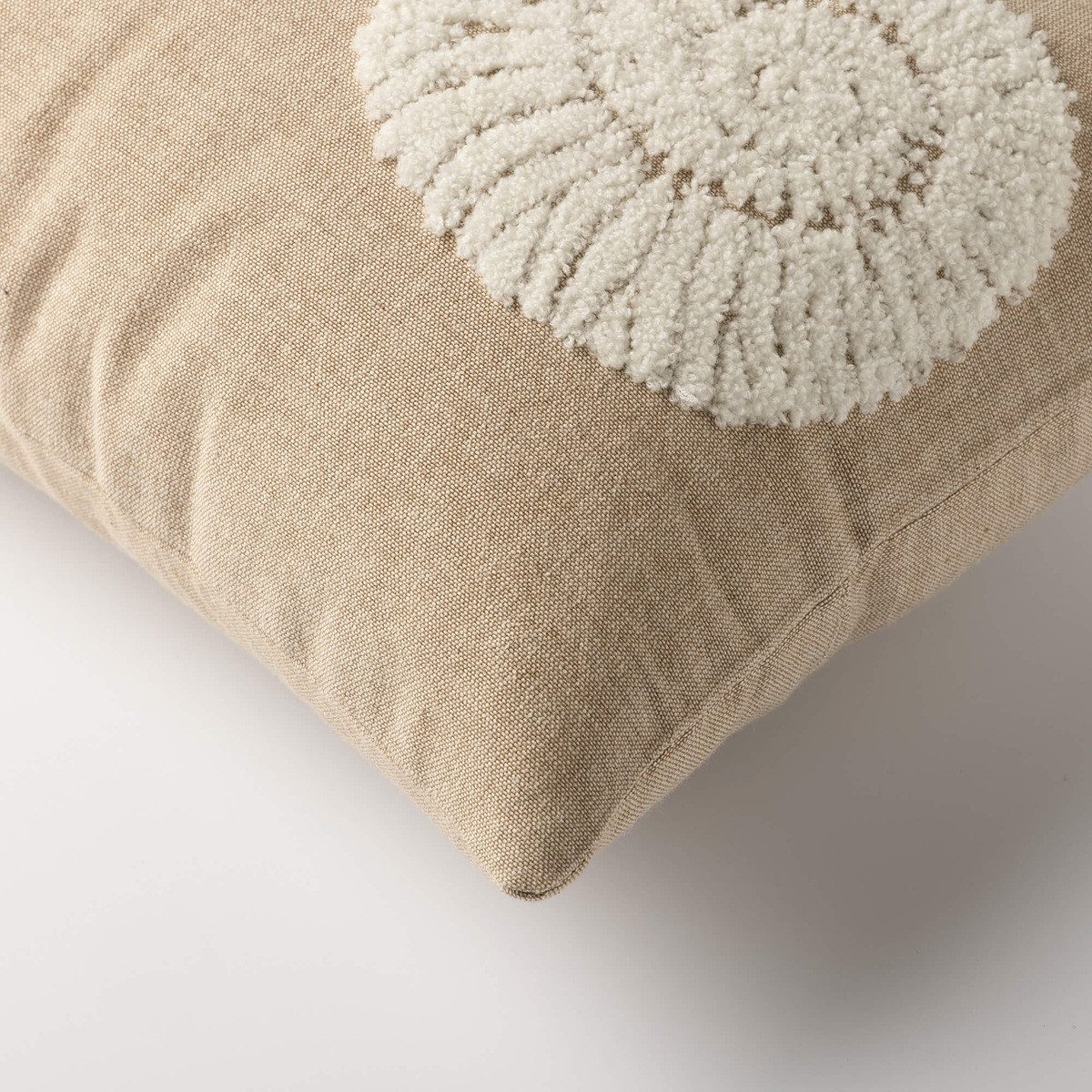 Dutch Decor Kissenhülle 'Morgan' 30 x 50 cm Irish Cream - Beige, Muschel