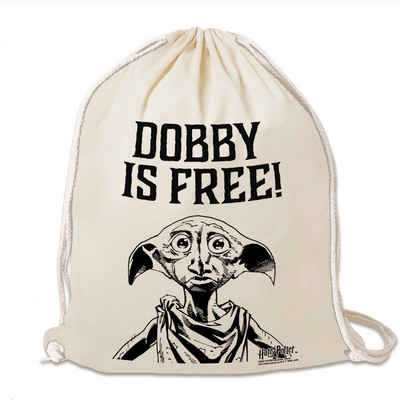 LOGOSHIRT Kulturbeutel Harry Potter - Dobby Is Free, mit coolem Harry Potter Print