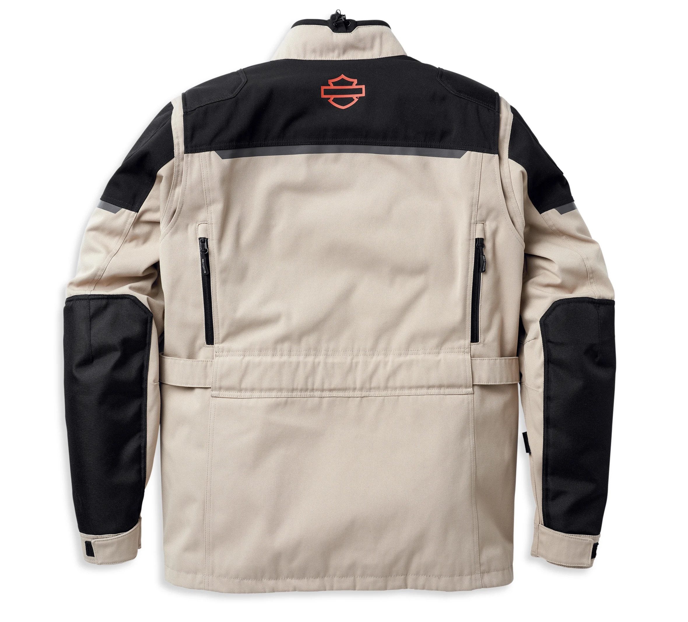 HARLEY-DAVIDSON Schutzjacke Herren Motorrad Quest Triple Vent System Biker Protektorenjacke, Eine Innentasche mit Reißverschluss und Mediaport.