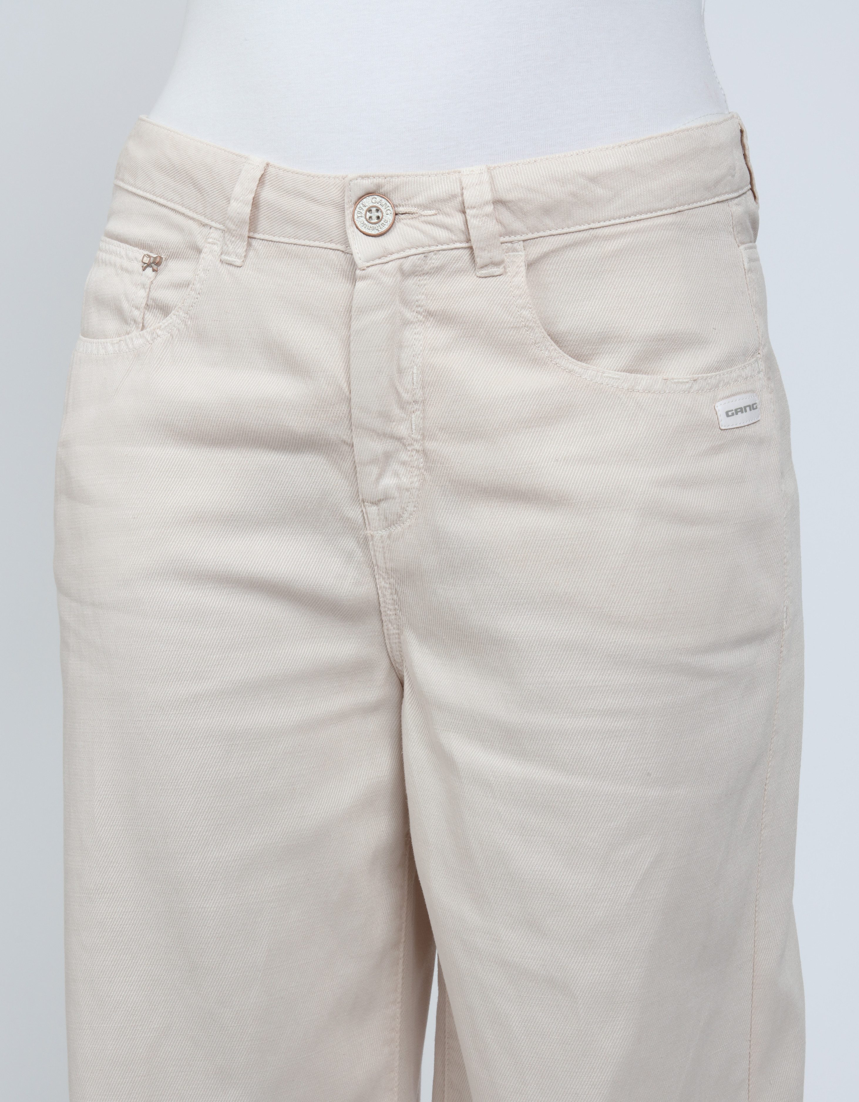 GANG Weite Jeans 94CARLOTTA weiter Fit im bodenlangen Palazzo-Style