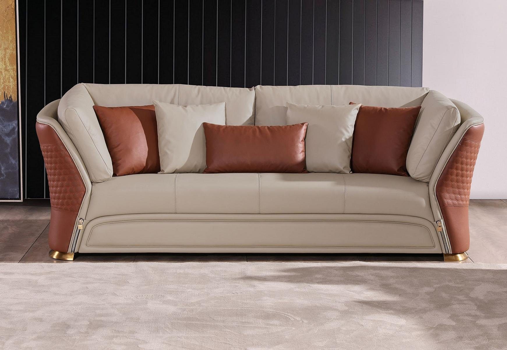 JVmoebel Wohnzimmer-Set, Wohnlandschaft Sofa 3+2+1 Couchtisch Beistelltisch Sitzer