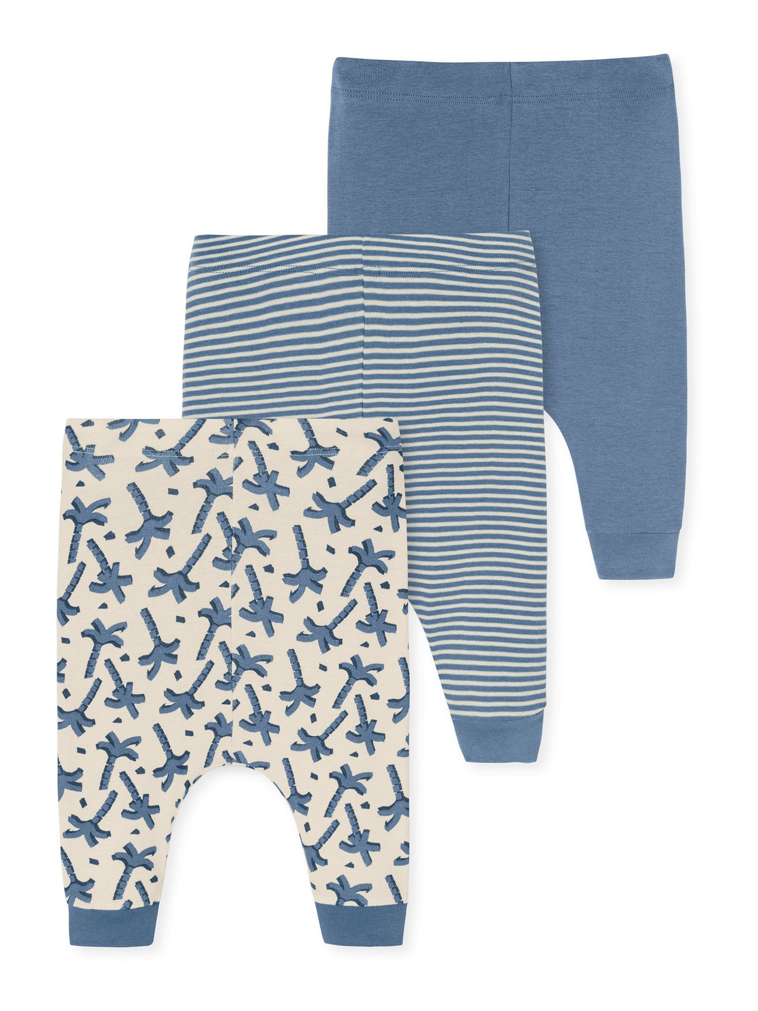 Schiesser Pyjamahose Natural Love (3-tlg) schlaf-hose pyjama schlafmode