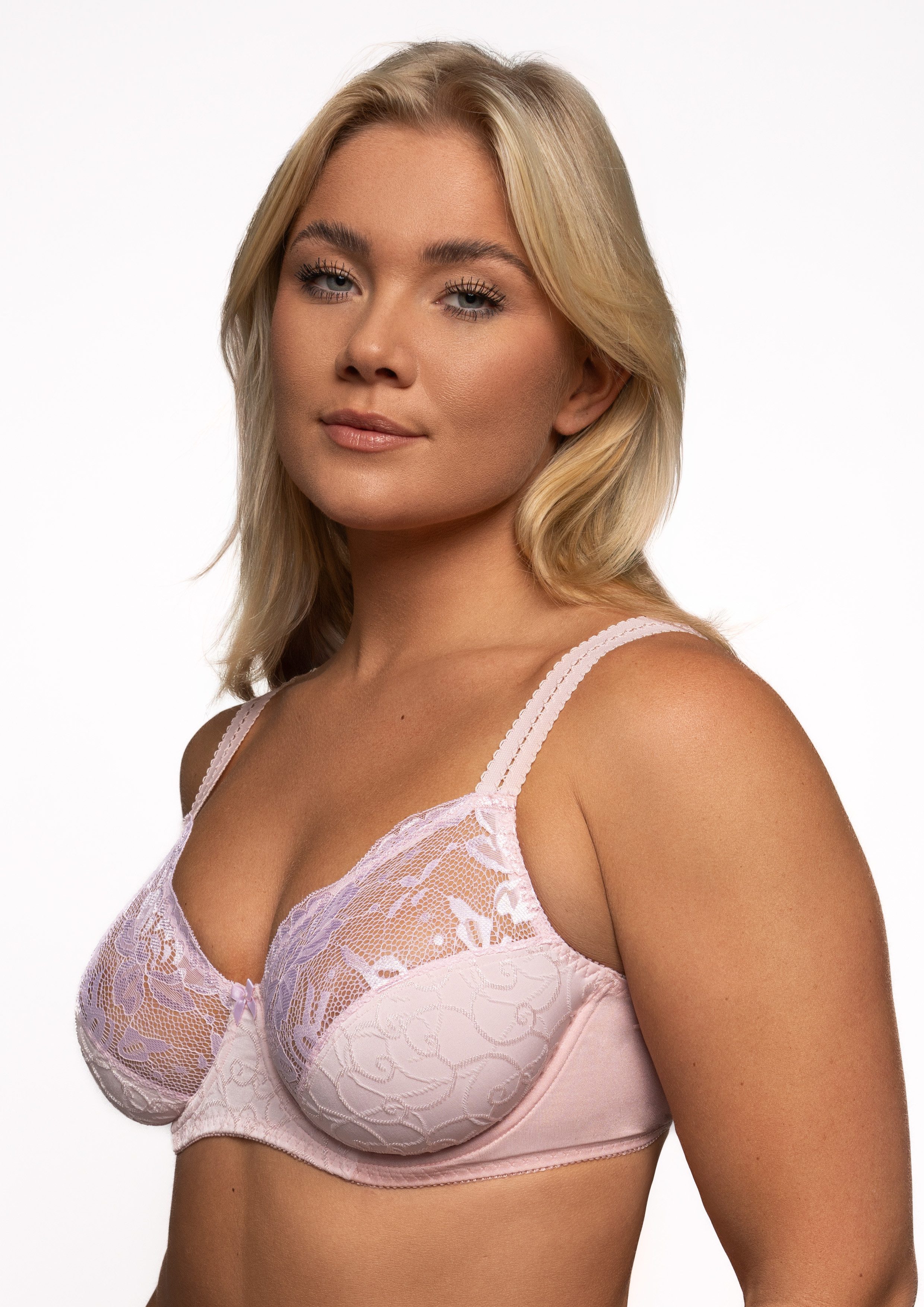 Elbrina Bügel-BH EMBROIDERY breite Träger, ohne Schale, mit Bügel, mit Spitze, feminin – Bild 2 von 4