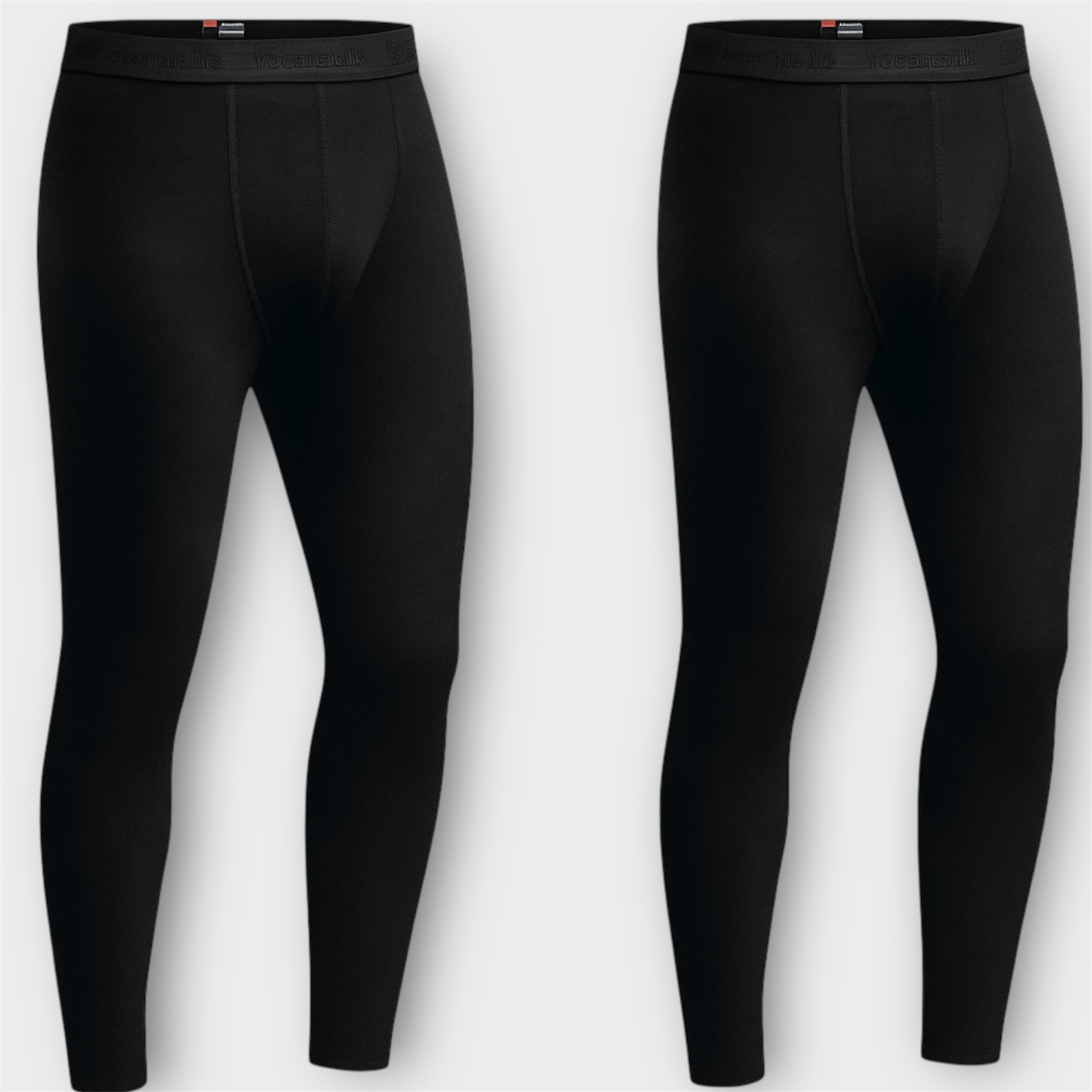 DDOnlineShop Lange Unterhose Herren Thermohosen Leggings M-755 (Spar-Set, 2-St., 2er-Pack) Premium Qualität