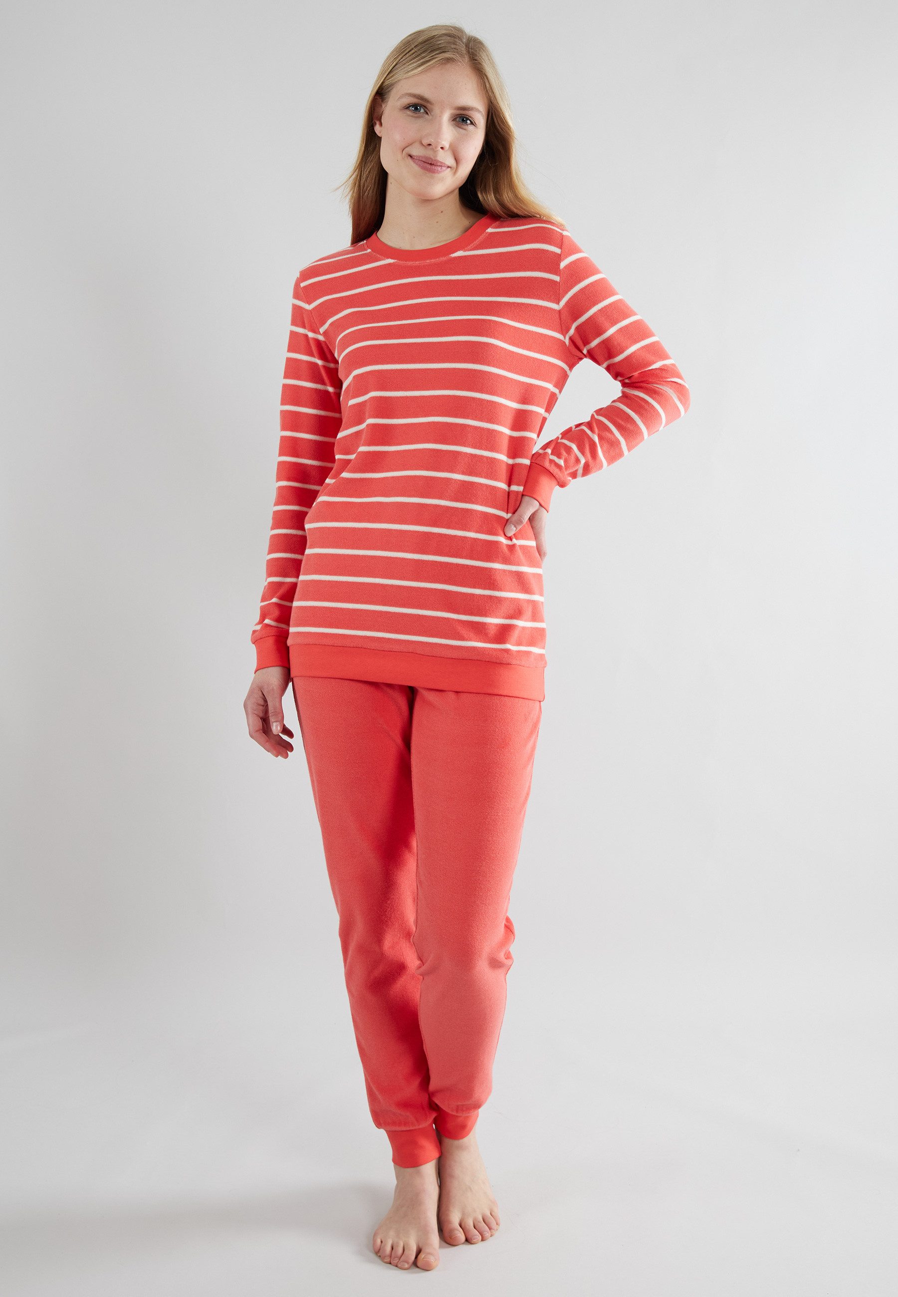 GÖTZBURG Pyjama GÖTZBURG Damen Pyjama rot günstig online kaufen