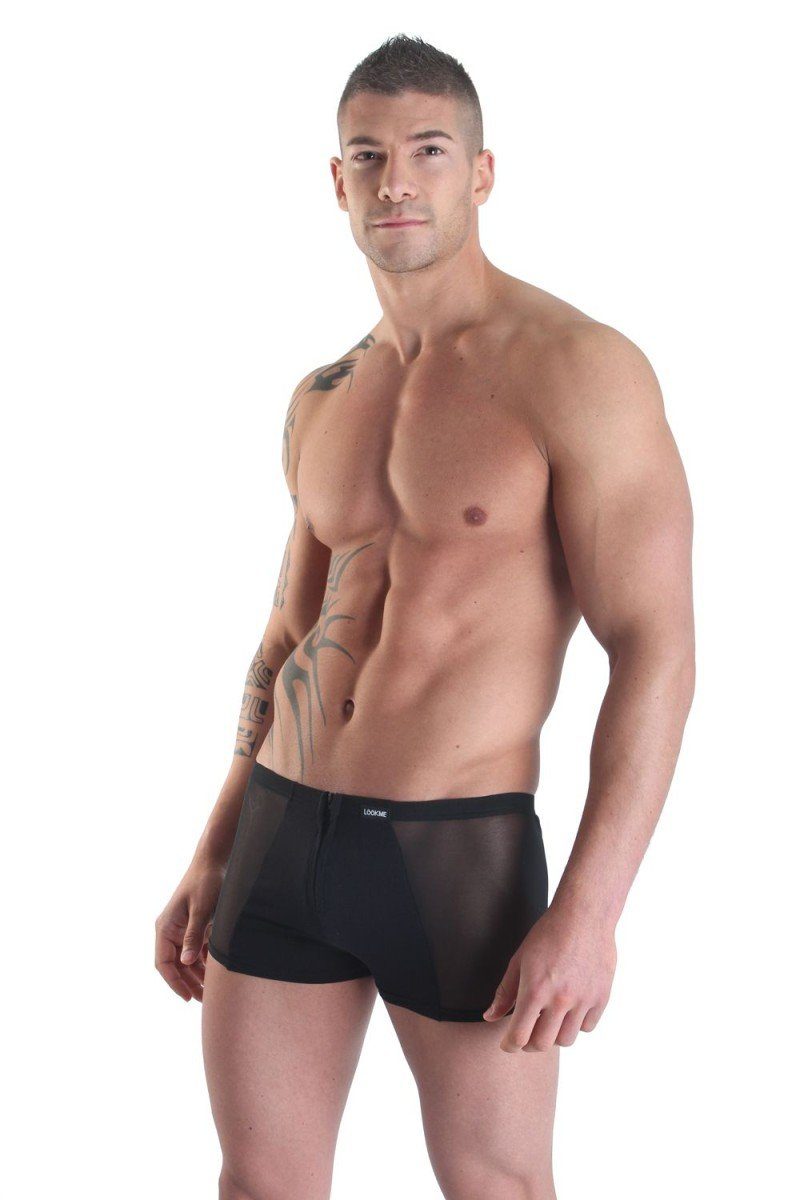 LOOK ME Boxershorts Herren-Shorts in schwarz - S