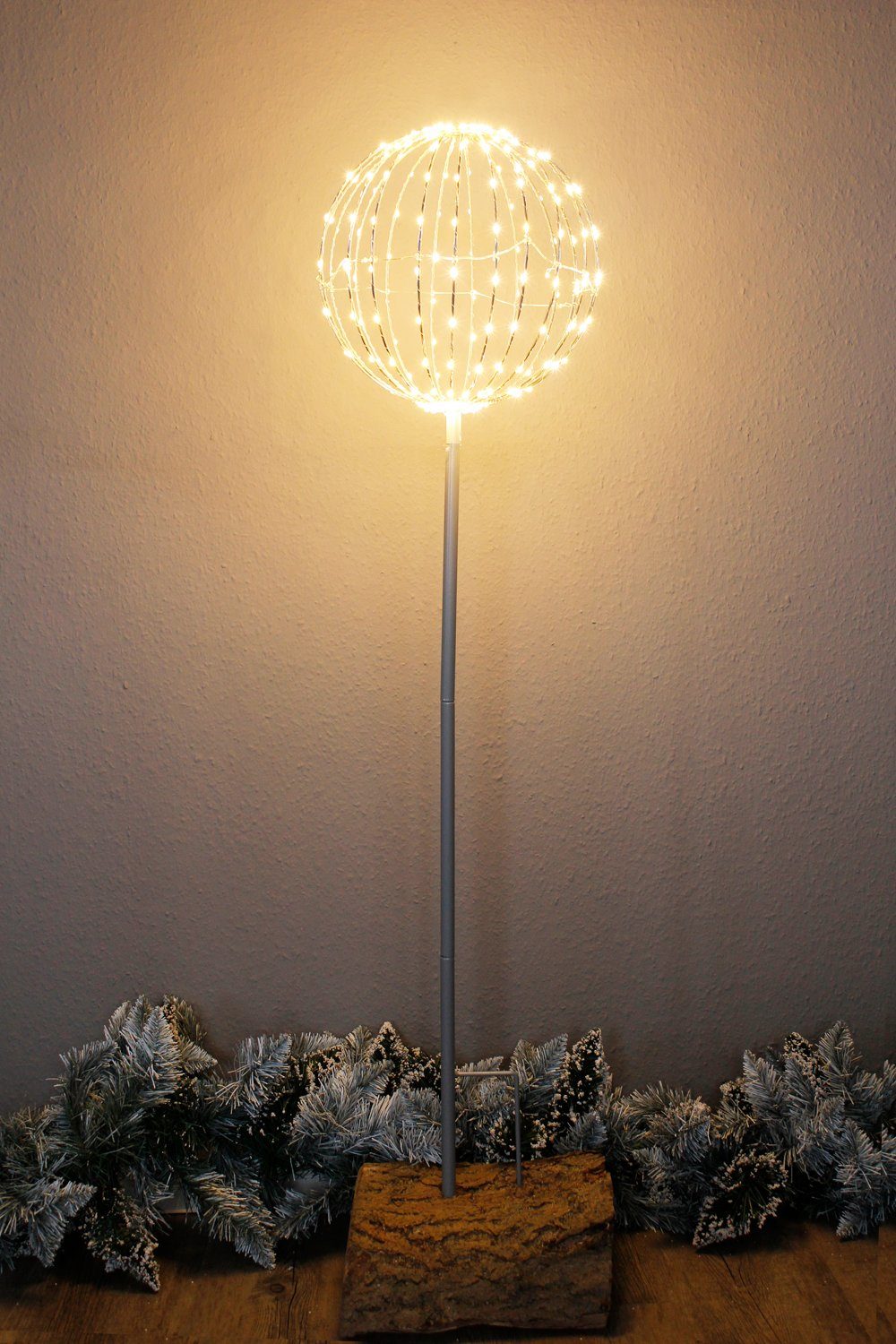 Arnusa LED Kugelleuchte »Gartenstecker Leuchtkugel Kugelleuchte 30cm