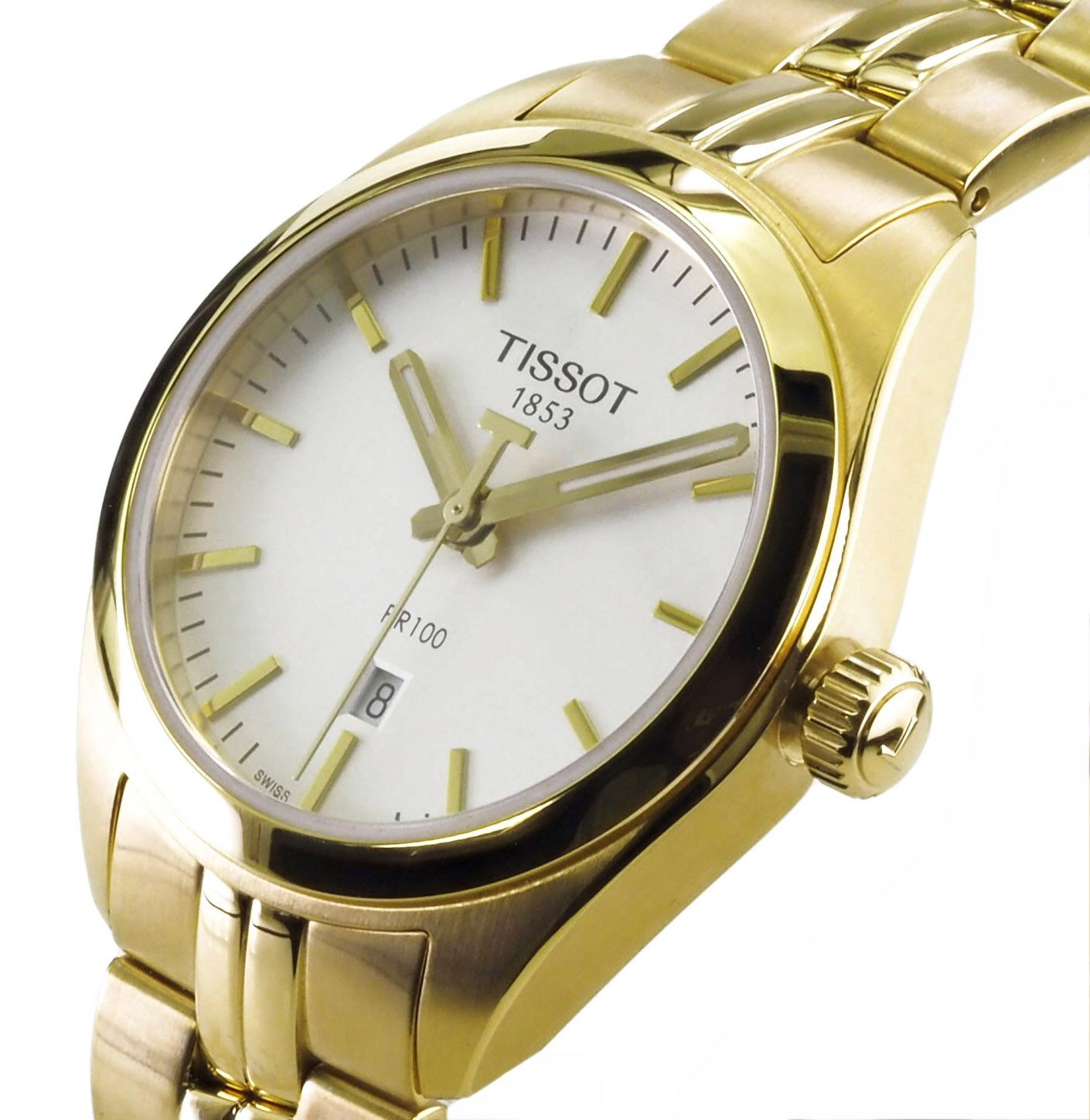Tissot Schweizer Uhr Damen Uhr 33 mm Ø T1012103303100 PR 100, Saphirglas
