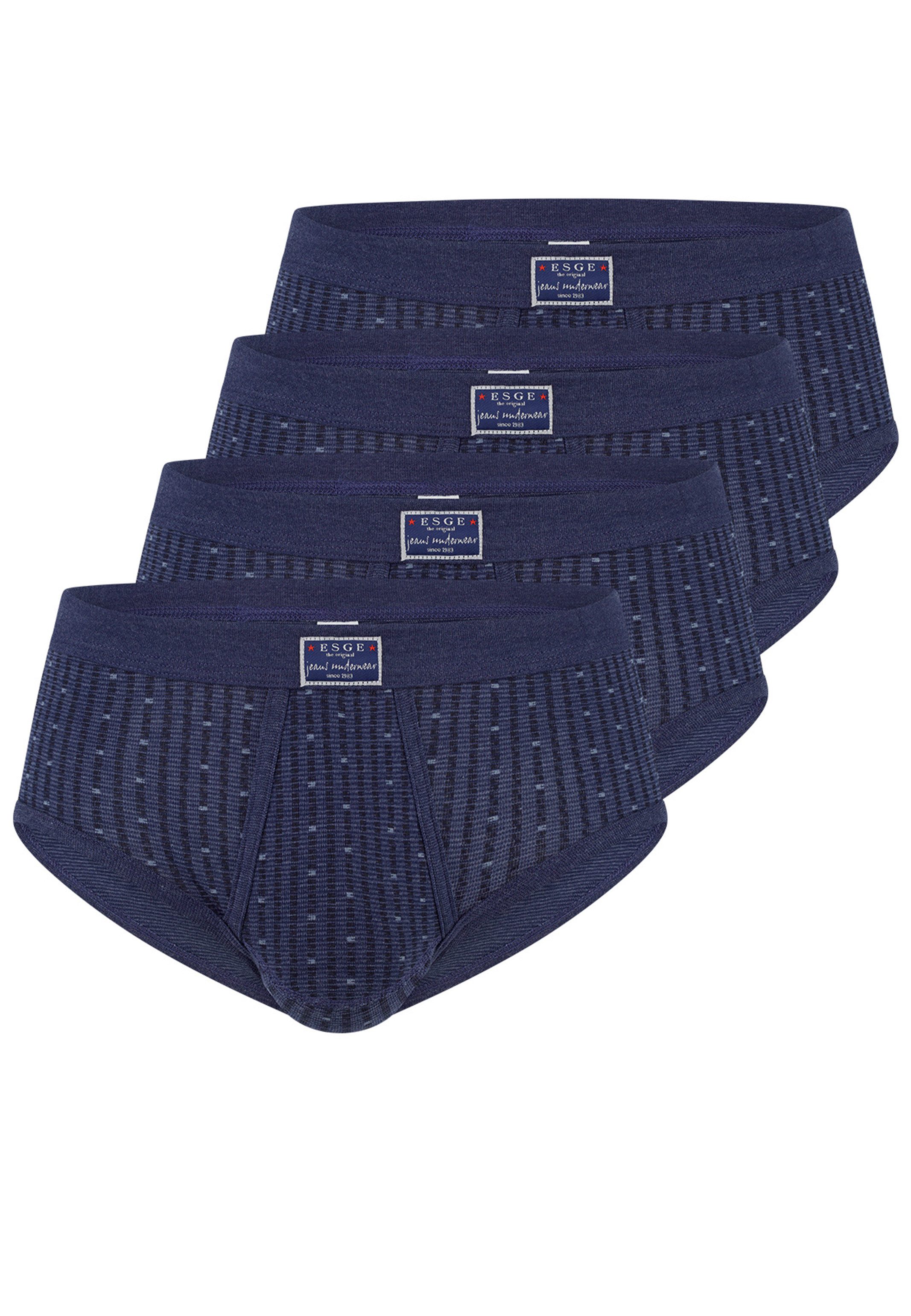 ESGE - Die Wäsche-Macher Slip 4er Pack Jeans (Spar-Set, 4-St) Slip / Unterh günstig online kaufen