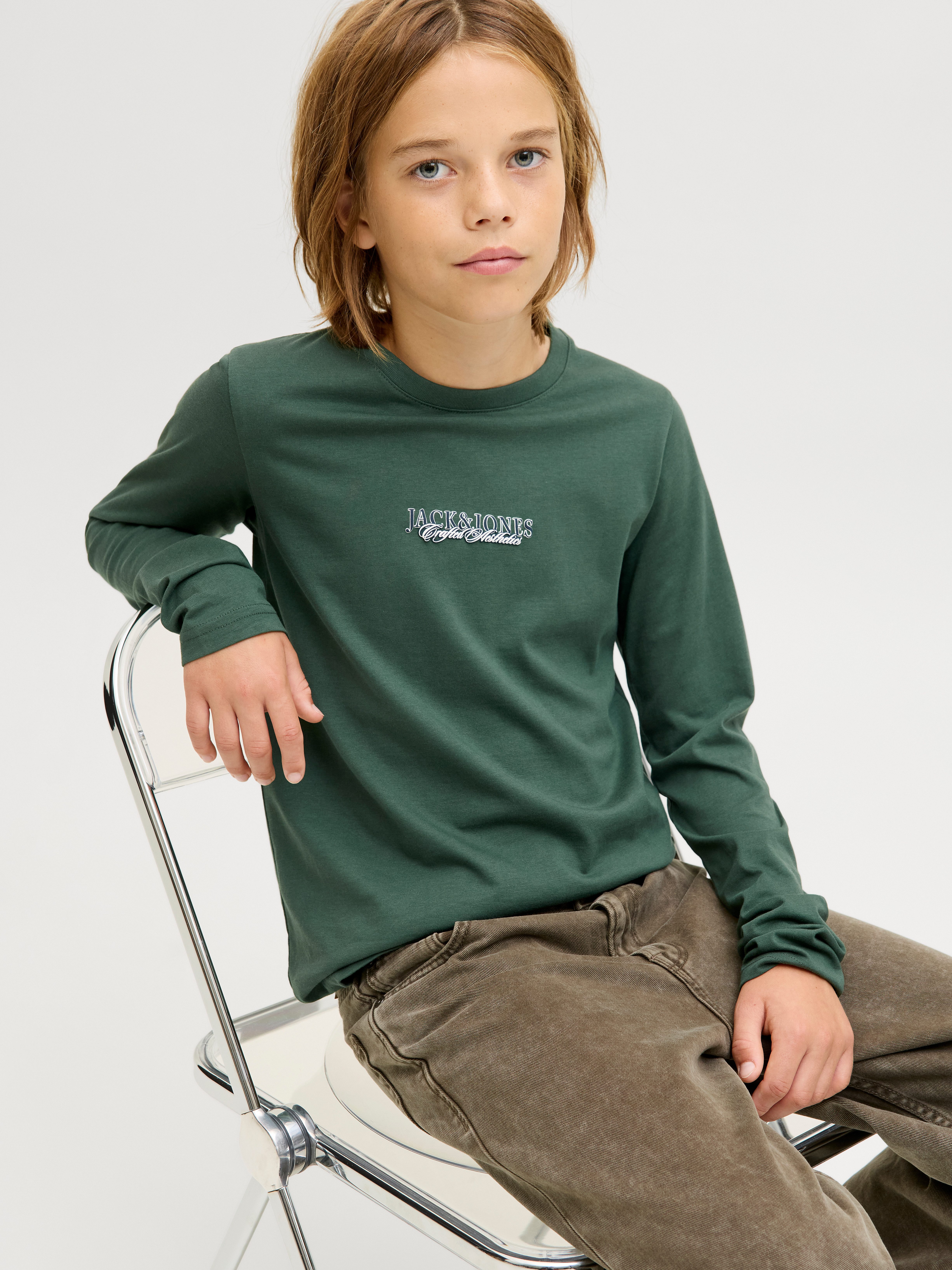 Jack & Jones Junior Langarmshirt JORBLEECKER günstig online kaufen