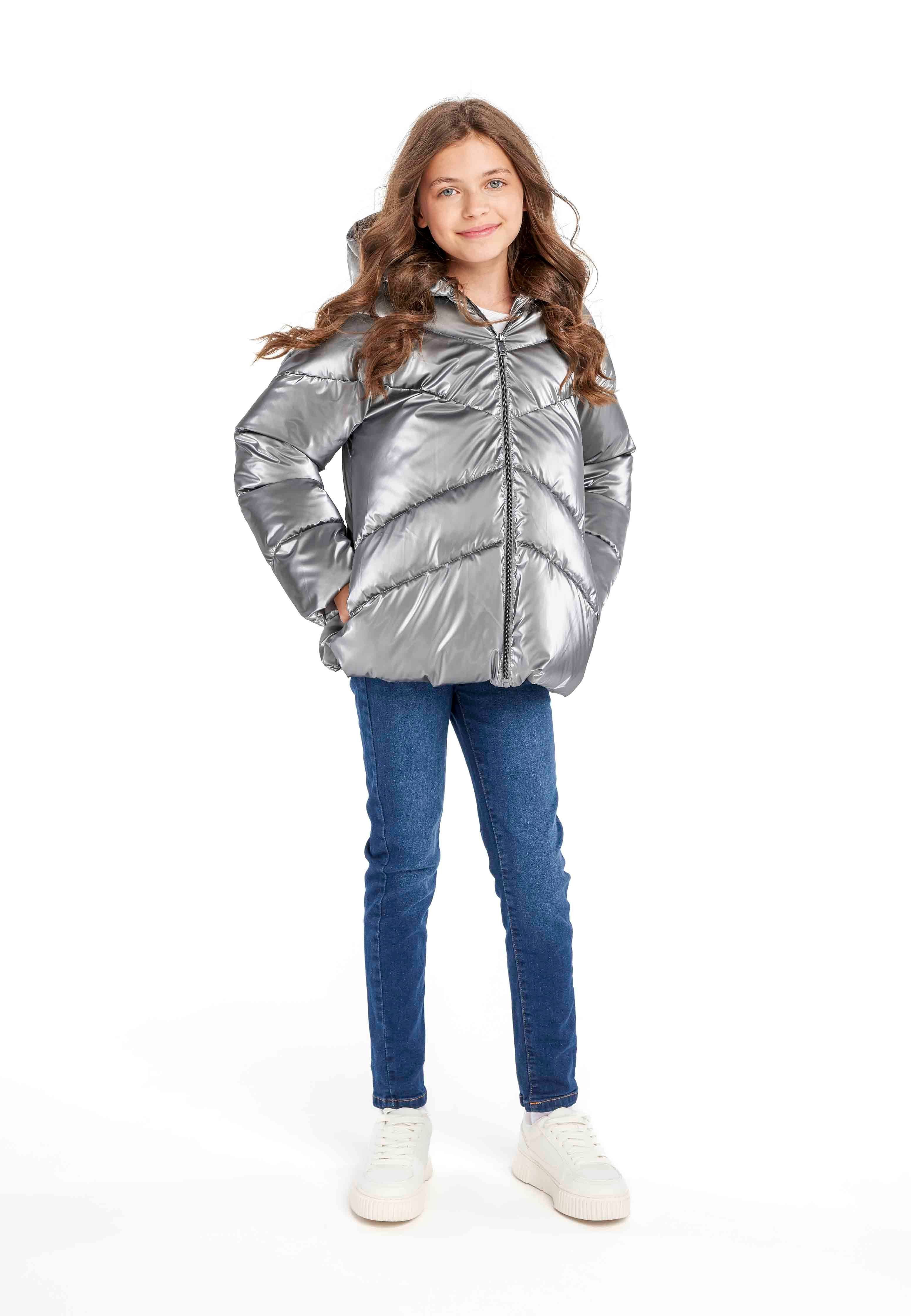 Metallic-Look (2-14y) MINOTI im Winterjacke Grau