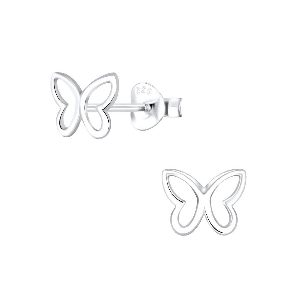 ALEXANDER YORK Schmuckset Kinder-Schmuckset SCHMETTERLING in 925 Sterling Silber, 4-tlg (4-tlg), 925 Sterling Silber