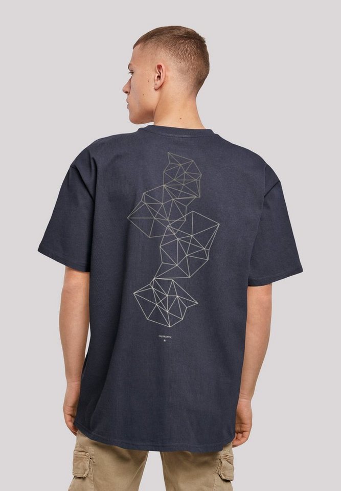 F4NT4STIC T-Shirt Geometric Abstract Print