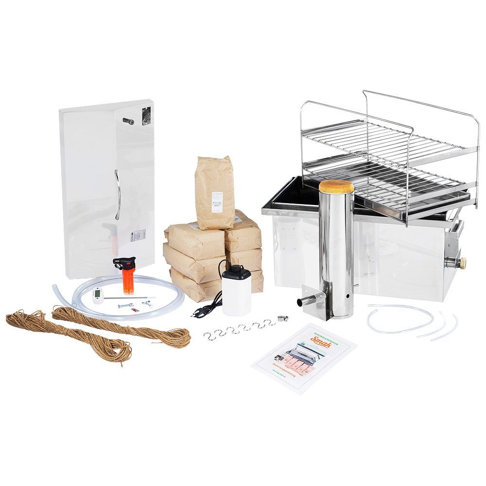 SMAK Räucherofen, Komplett-Set, zum kalt- und heiß räuchern