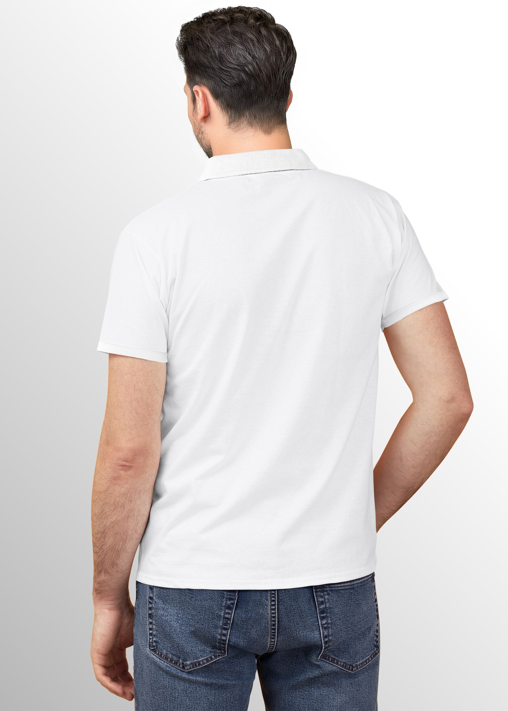 Neverless Poloshirt Poloshirt Herren mit Grafik Print – Kurzarm Polo Sommer Maritimes mit Print – Bild 5 von 5
