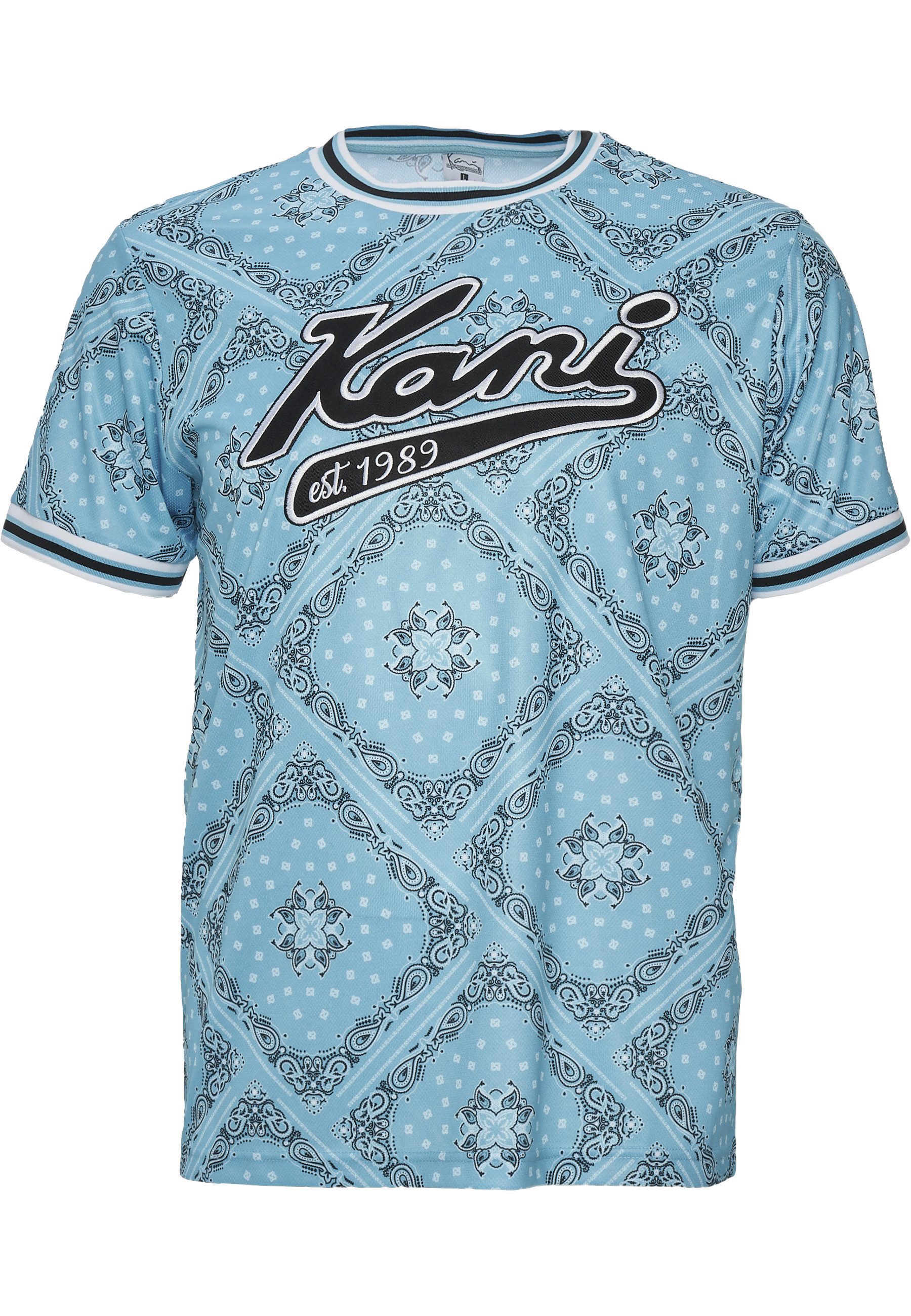 T-Shirt Karl Kani Herren KM232-008-1 KK Varsity Paisley Mesh Tee