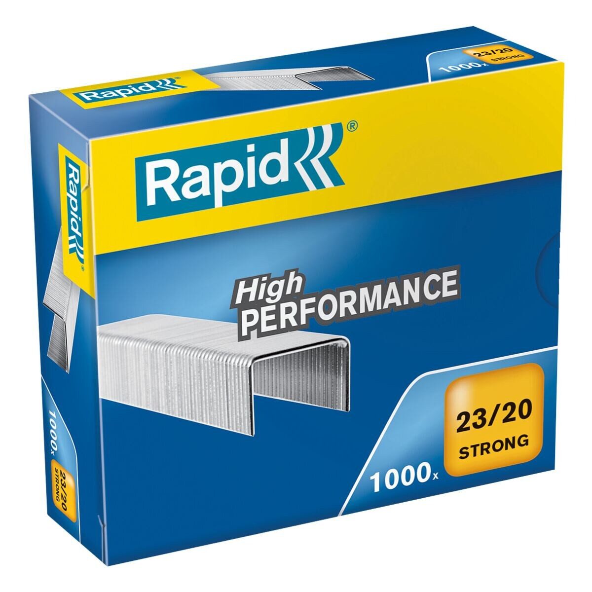 Rapid Heftklammer STRONG 23/20, 1.000 Stück/Pack, Heftleistung 170 Blatt
