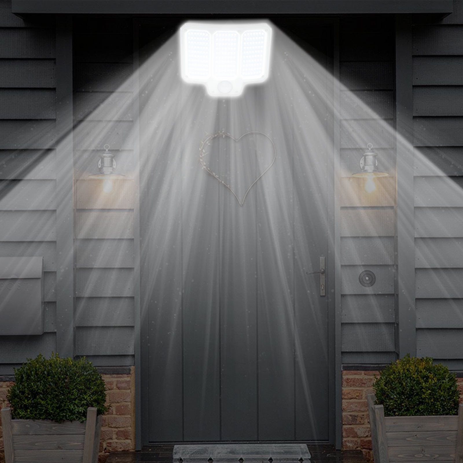 BlingBin LED Solarleuchte 210 LEDs Solar-Außenleuchte günstig online kaufen
