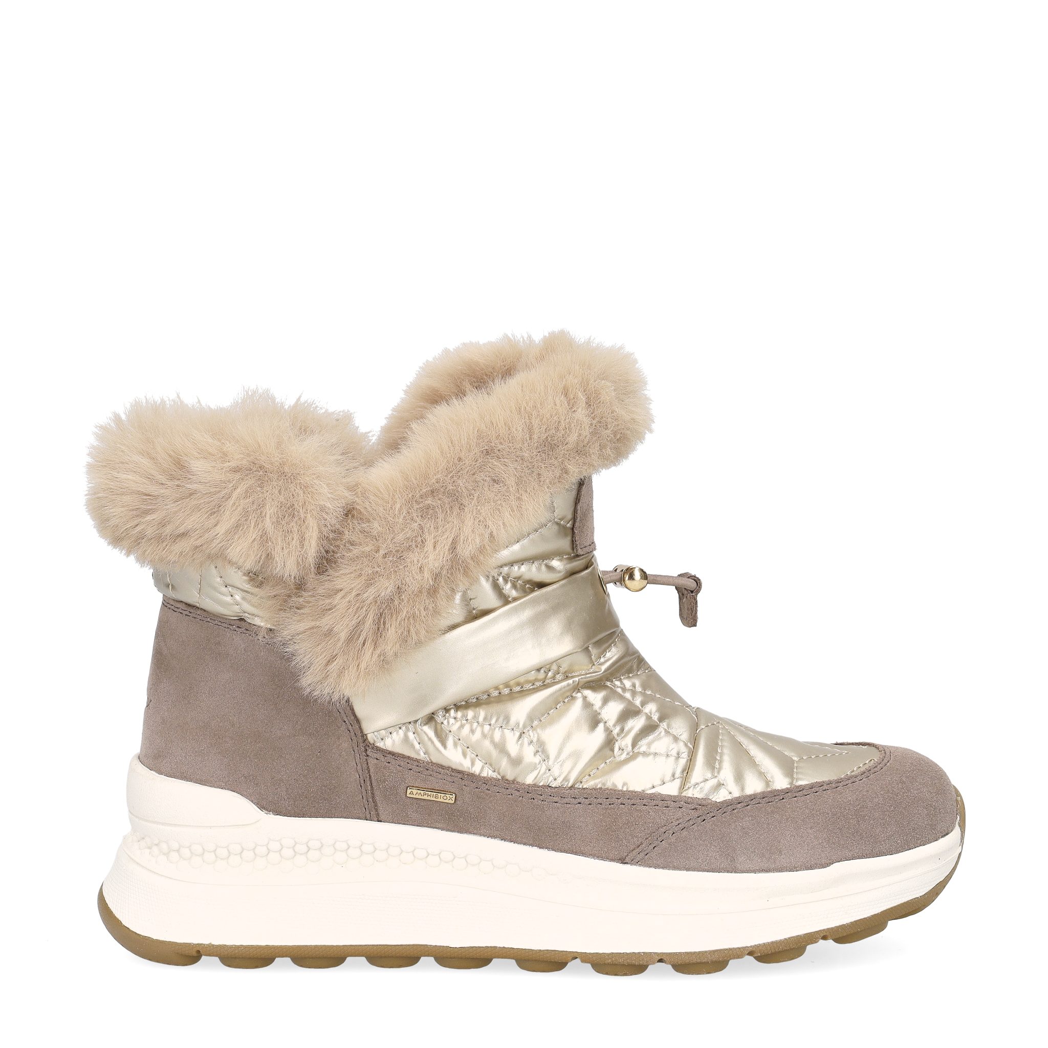 Geox GEOX SPHERICA, Stiefeletten, Warmfutter, Gold, Damen Stiefelette günstig online kaufen