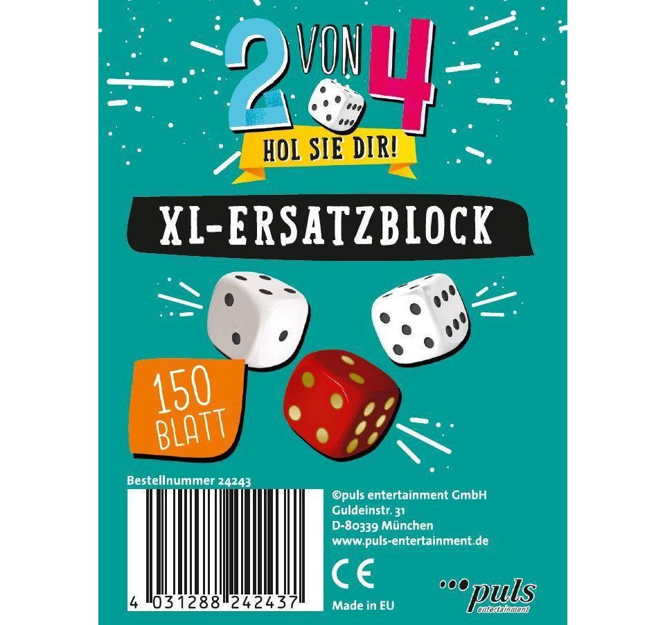 puls entertainment Spiel 2 von 4, Der XL Ersatzblock (Spiel-Zubehör)