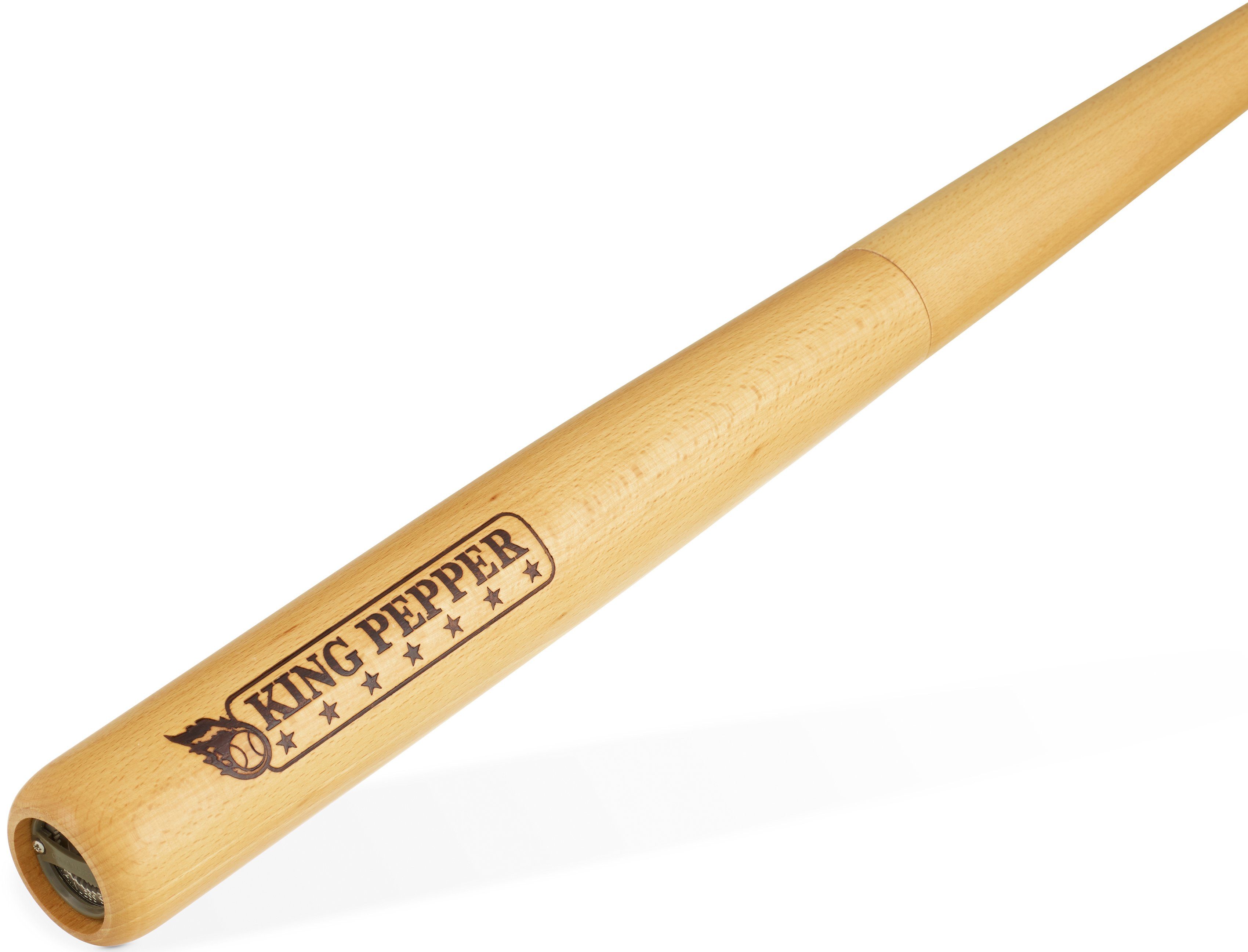 Cole & Mason Pfeffermühle King Pepper manuell, im Baseballschläger Look