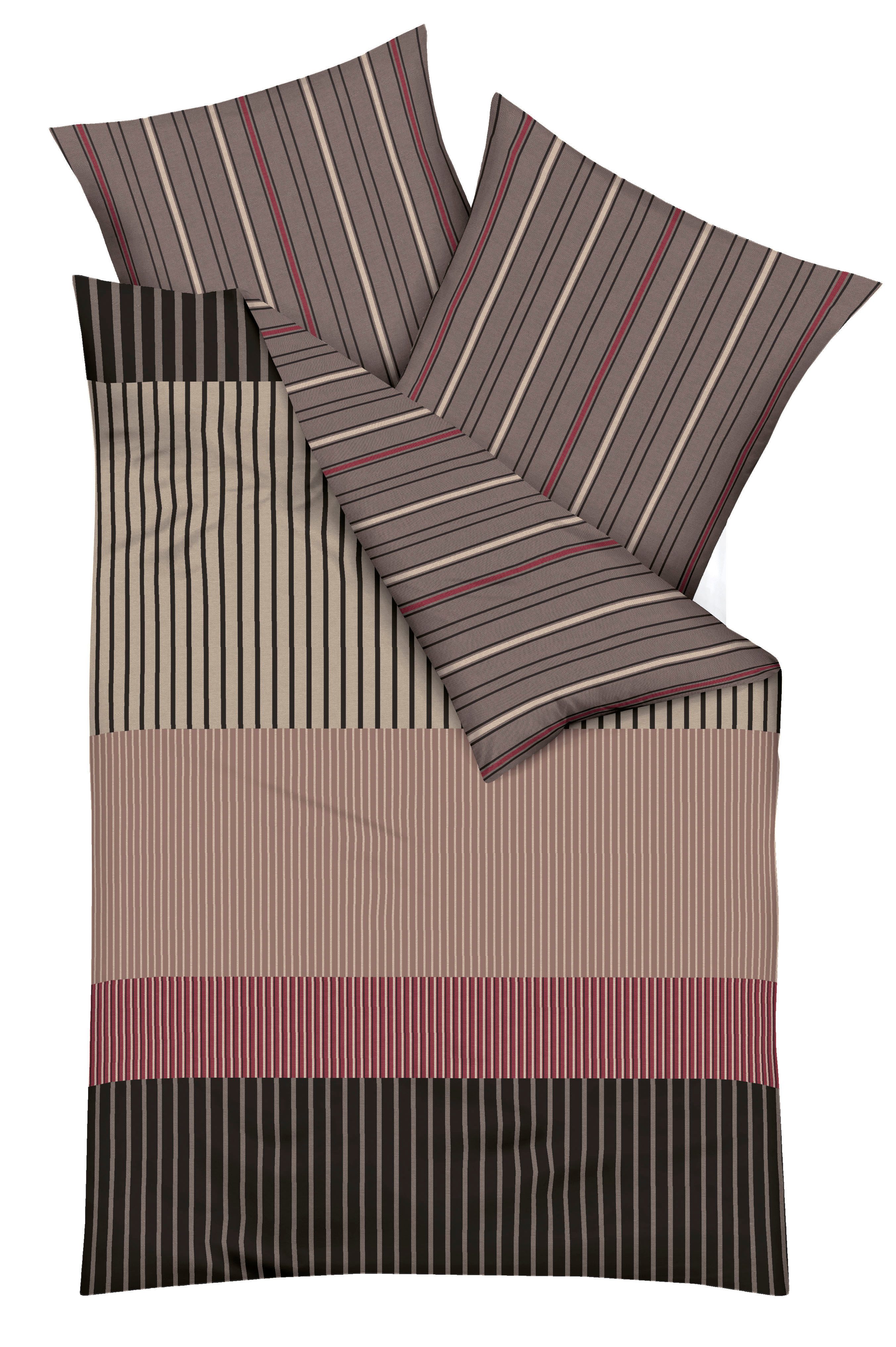 Kaeppel Wendebettwäsche Skyline, Mako-Satin, 2 teilig
