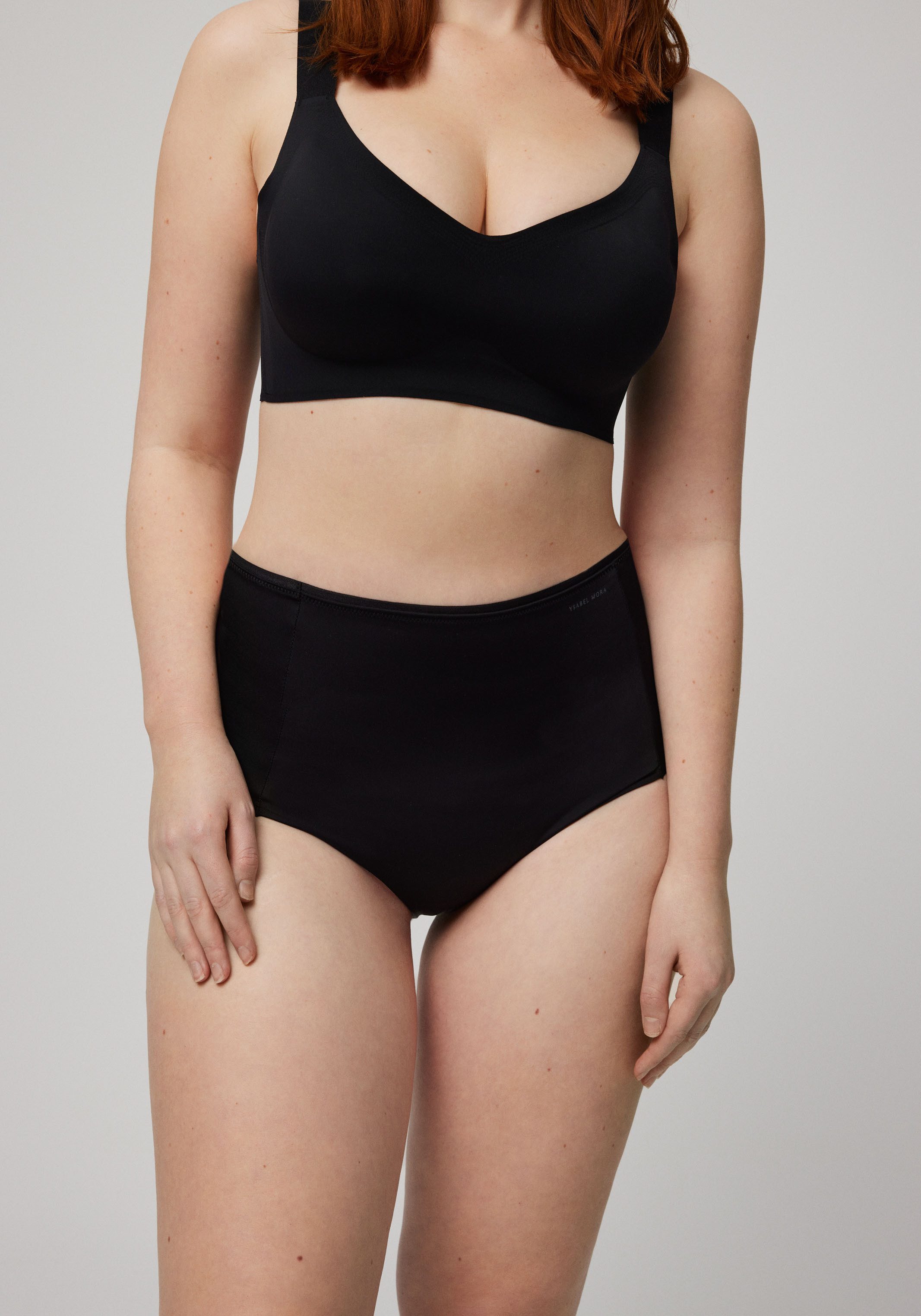 YSABEL MORA Shapingslip aus verstärktem Material und mit bedeckter, hochgeschnittener Passform – Bild 2 von 5