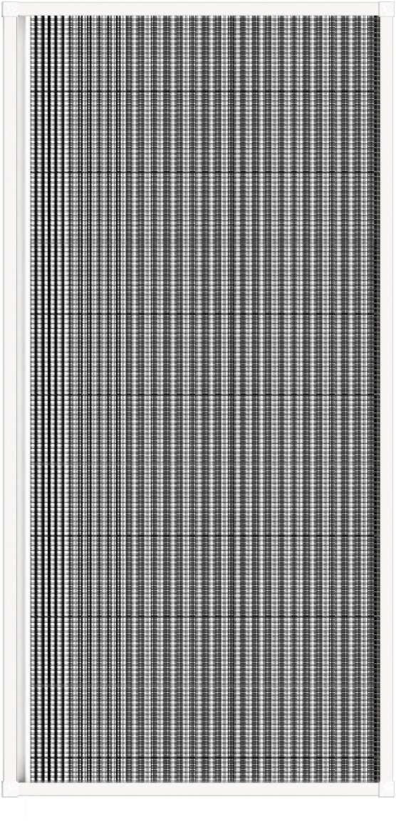 Insektenschutzrollo für Balkontüren und Terrassentüren in weiß und anthrazit, SCHELLENBERG, Insektenschutz mit Rahmen zum Auf- und Zuschieben, 100 x 215 cm