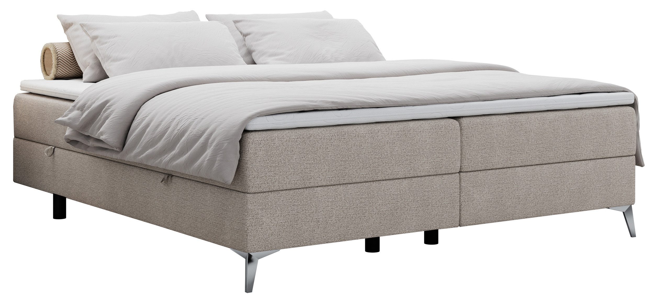 MKS MÖBEL Boxspringbett LESS (Set, Packung, T30-Schaum, Bettkästen, Doppelb günstig online kaufen