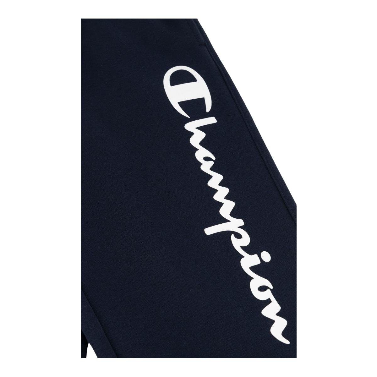 Legacy (1-tlg) Champion Sweatpants dunkelblau Print Side Logo