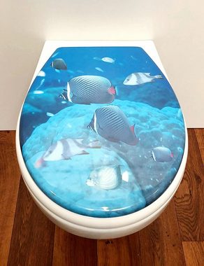 ADOB WC-Sitz Fisch, mit Absenkautomatik