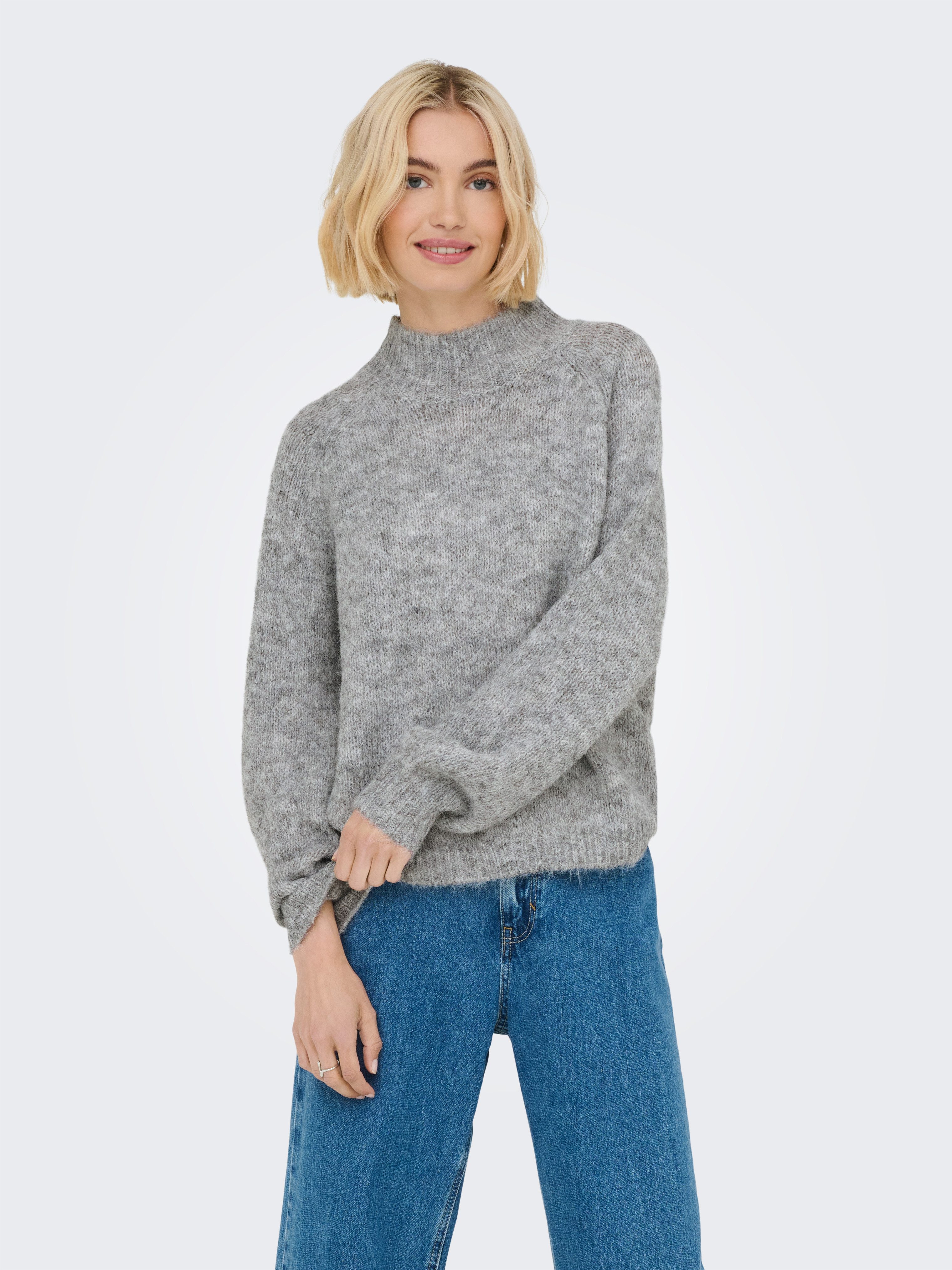 Stehkragenpullover JDYZOEY LIFE L/S HN RAGLAN PUL KNT NOOS