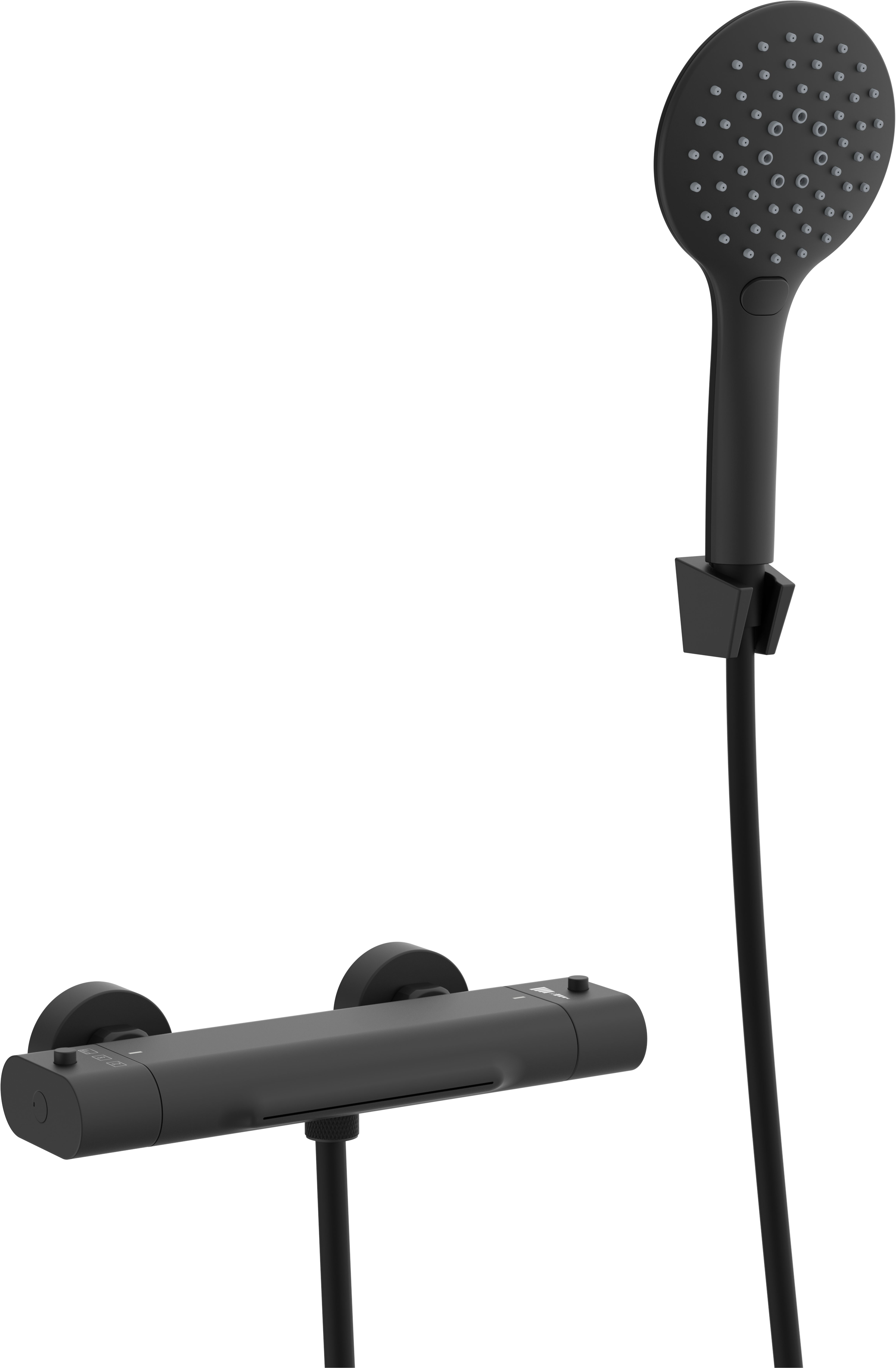 Schütte Duschsystem Rio, Höhe 3,4 cm, 1 Strahlart(en), Eco-Stopp-Funktion, Antikalk-Noppen, wassersparend