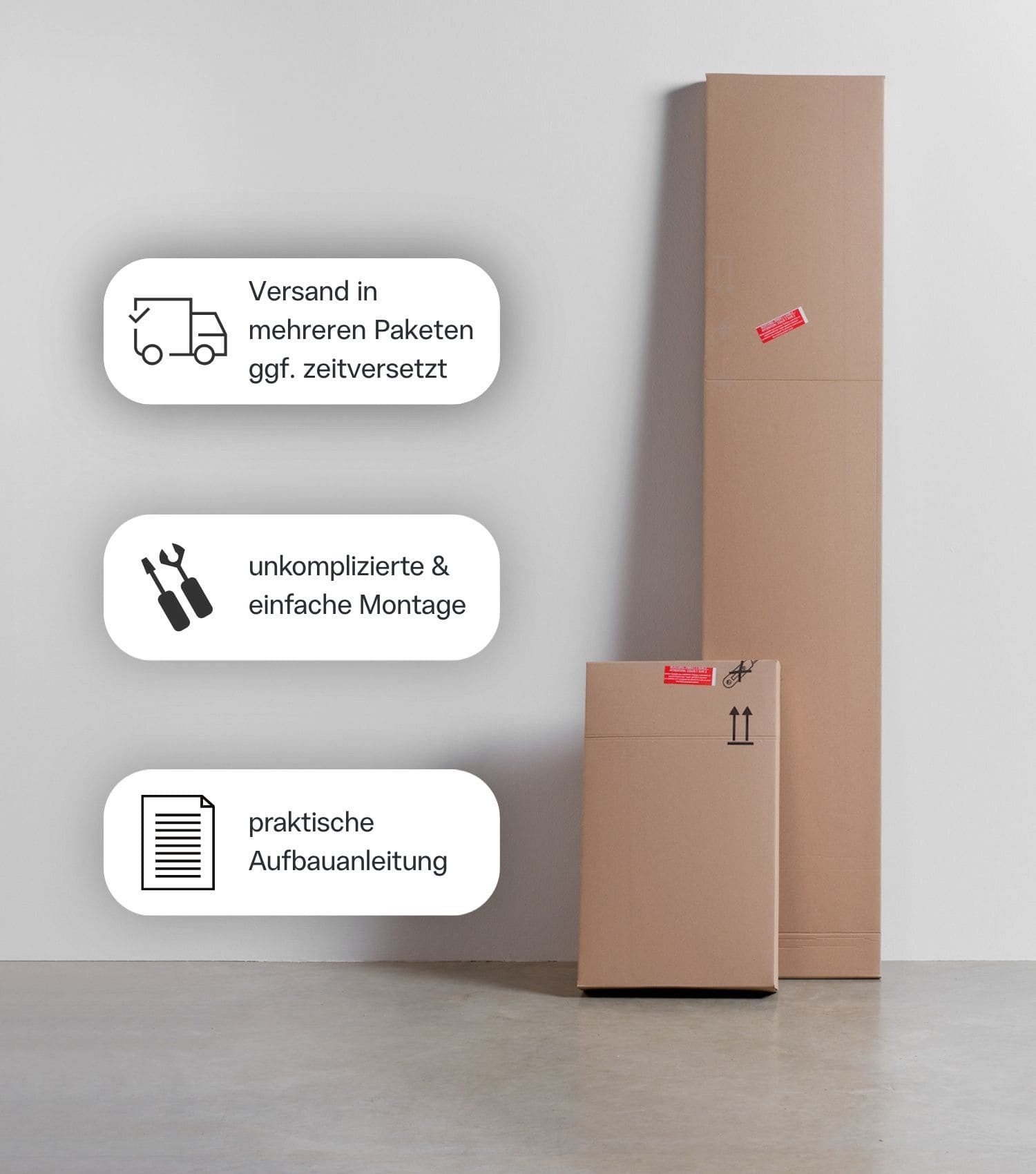 mokebo Mehrzweckschrank Der Extralange (60x230 cm) Made in Germany, Besenschrank, Putzschrank, Flurschrank in Weiß – Bild 5 von 5
