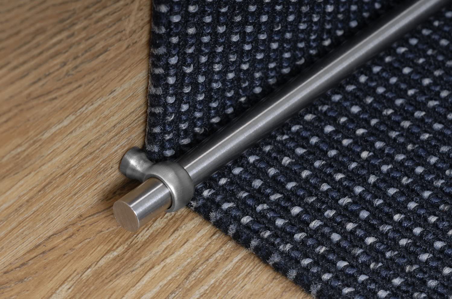 Garduna Treppenläuferstange Teppichstangen/Treppenstangen - Set inkl. Schra günstig online kaufen