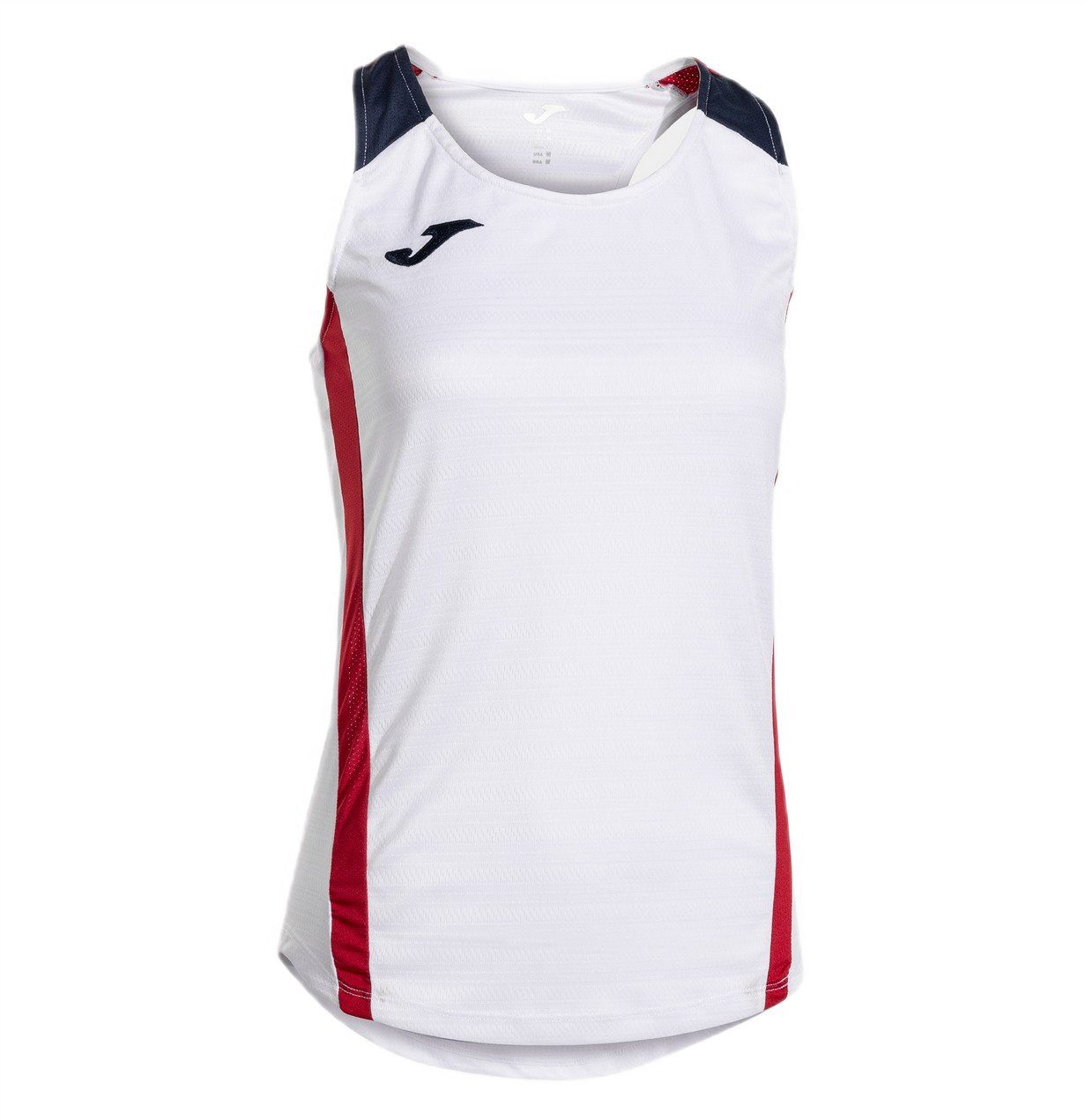 Joma Tanktop Sport-Tank Top Montreal (100% Polyester) weiss/rot/navy Damen