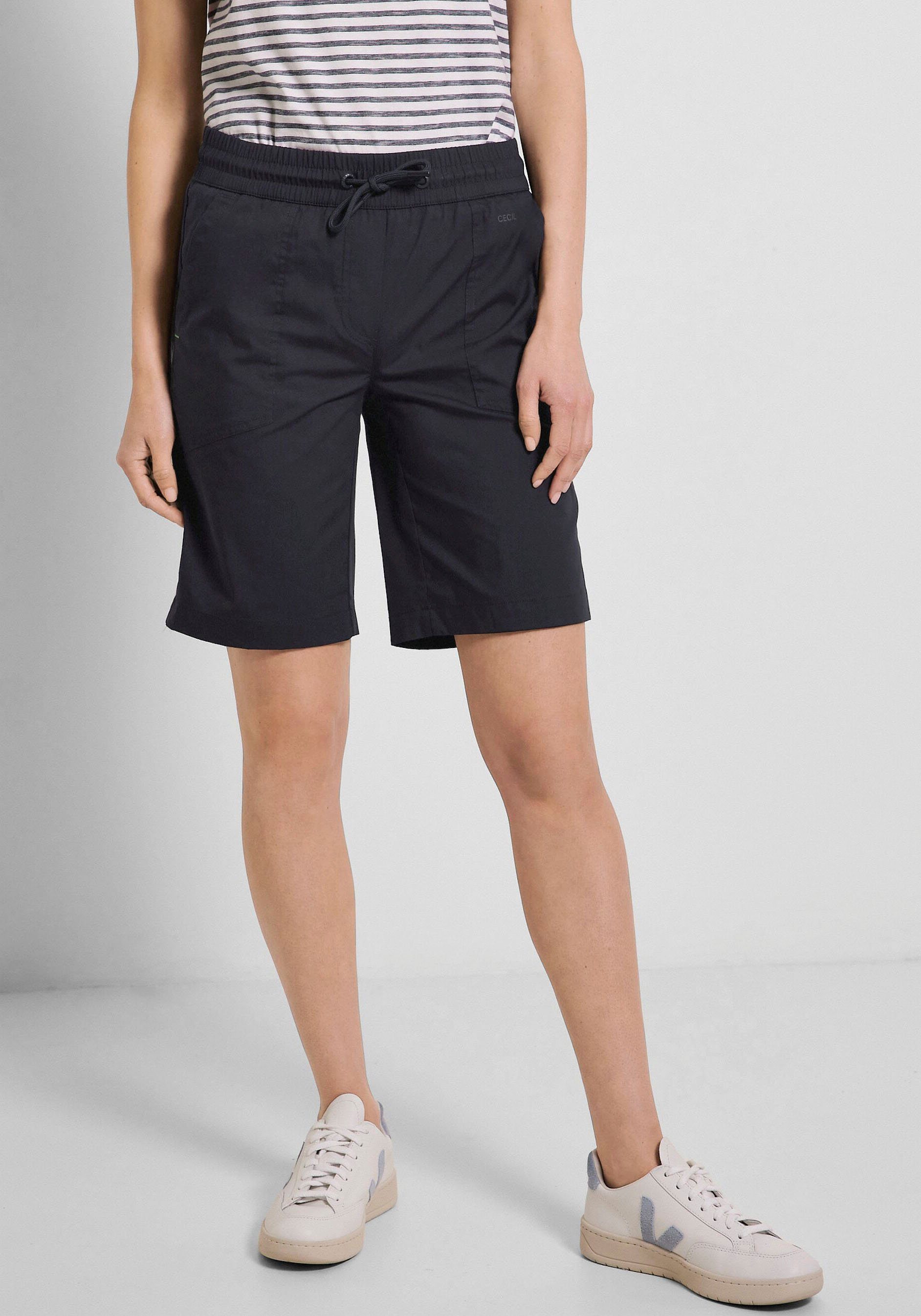 Eingrifftaschen Cecil deep blue Shorts tiefen mit