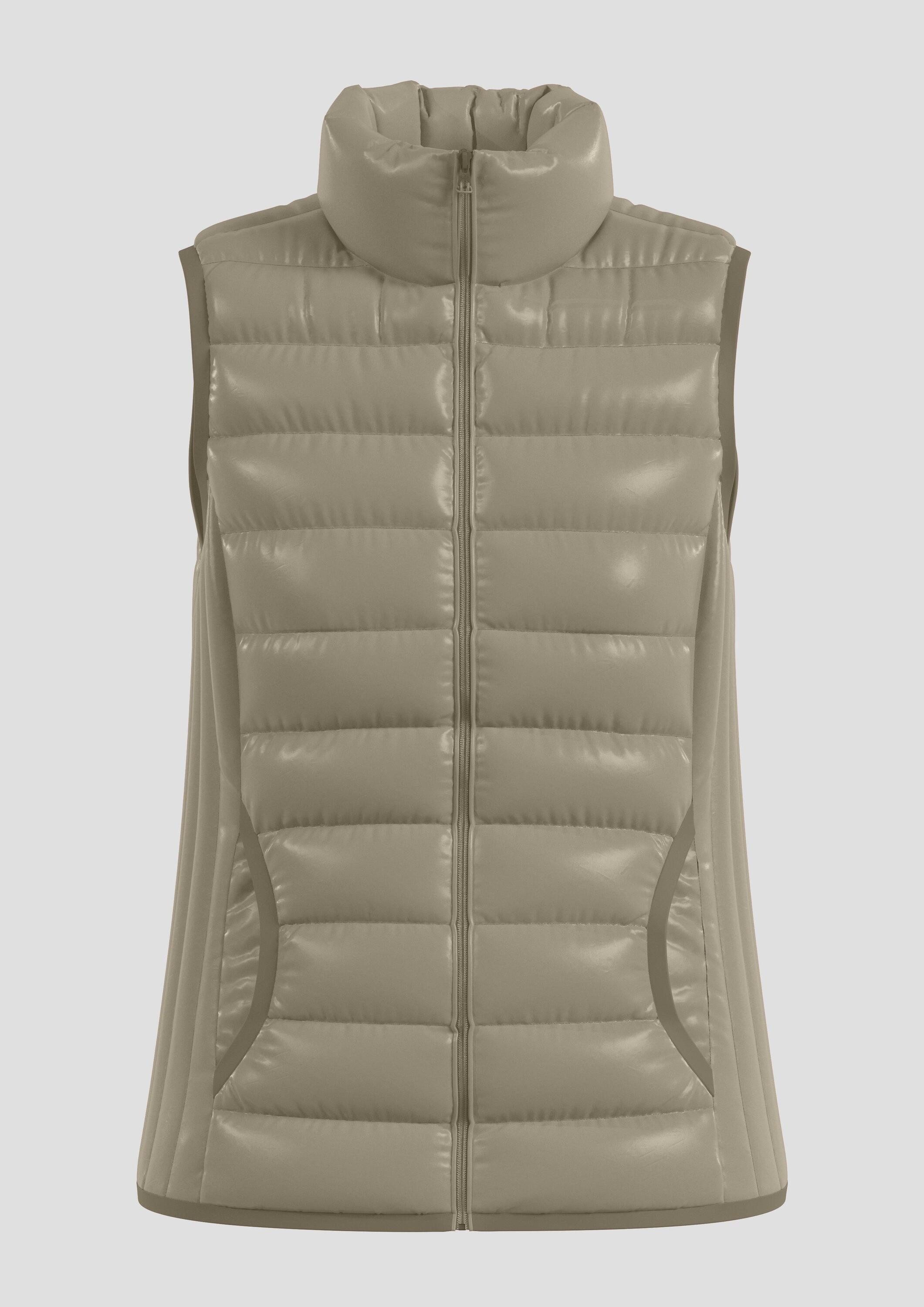 QS Outdoorjacke Outdoor-Weste Leicht wattierte Steppweste