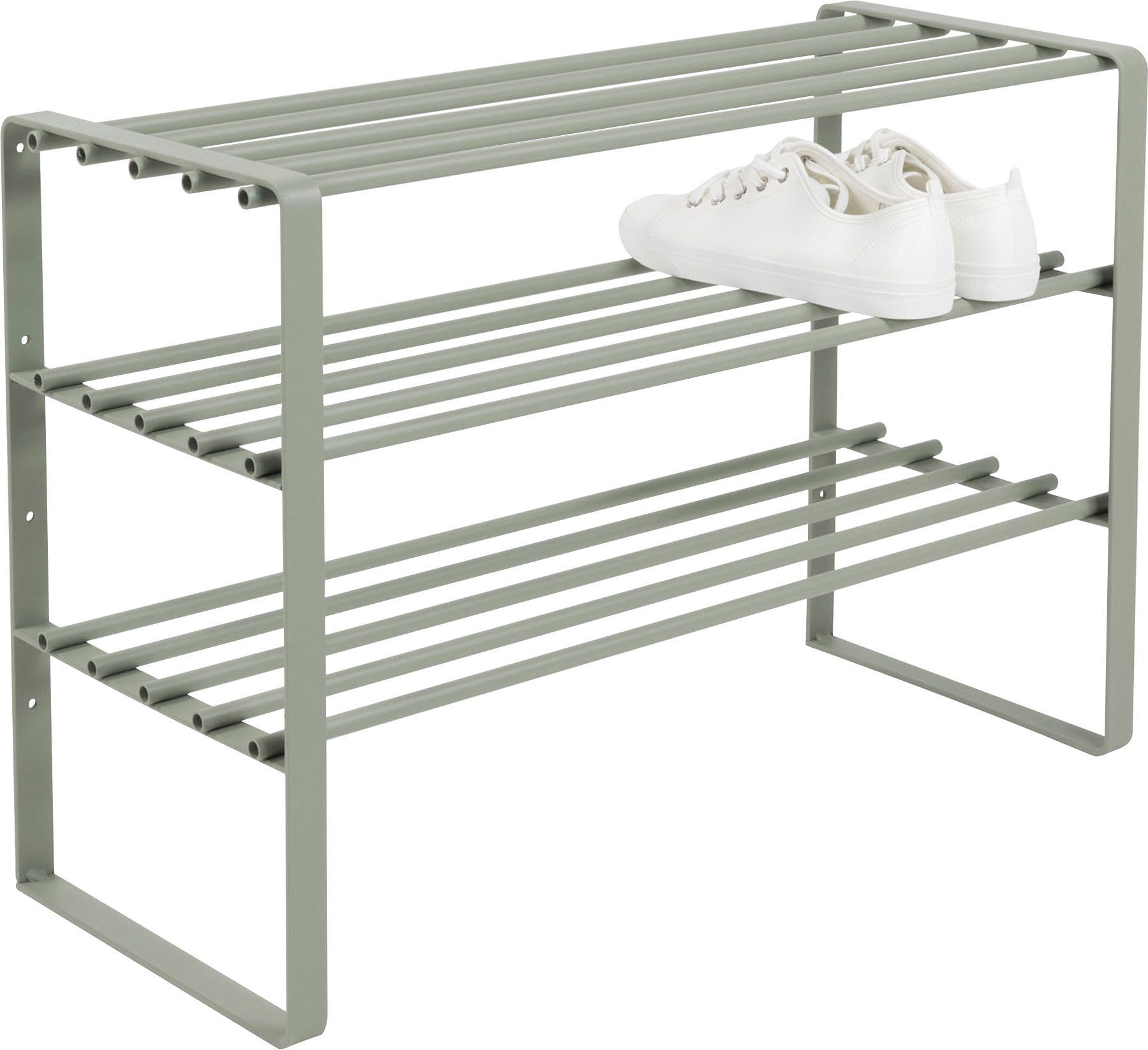 Spinder Design Schuhregal REX, 1-tlg., Regal aus Stahl, wahlweise Breite 70 cm oder 100 cm