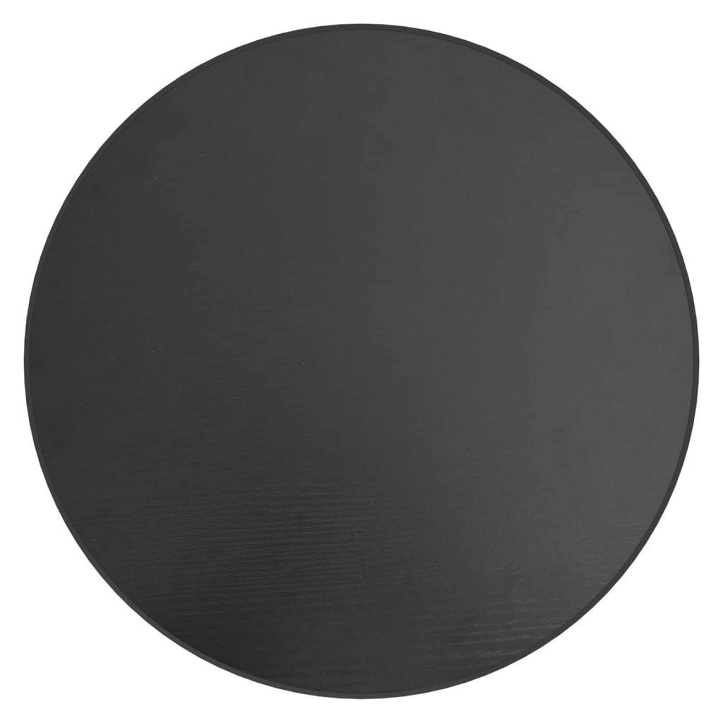 furnicato Beistelltisch Schwarz Ø35 cm MDF (1-St)