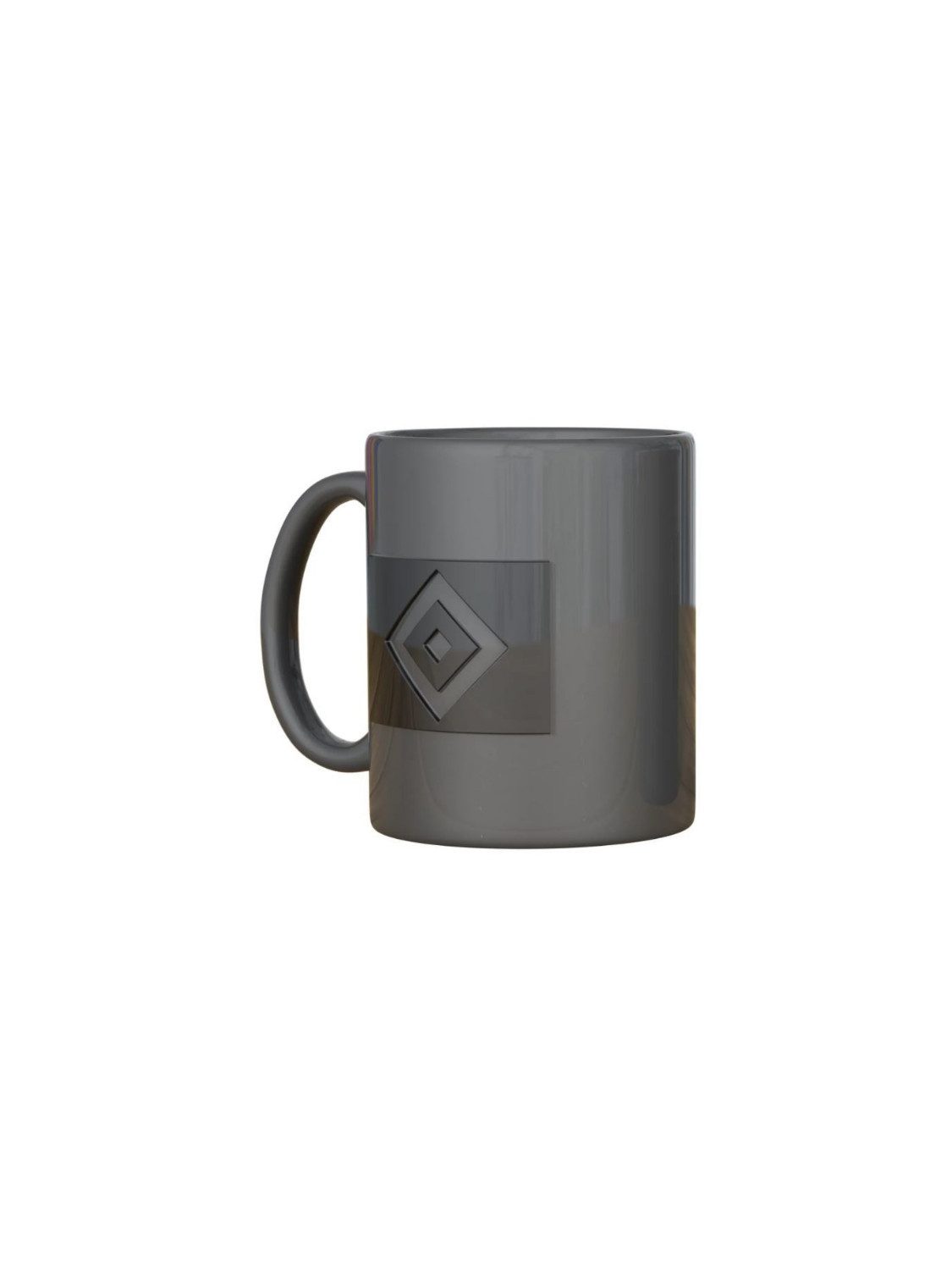 VertriebsArena GmbH Becher HSV Tasse Relief grau, Steinzeug