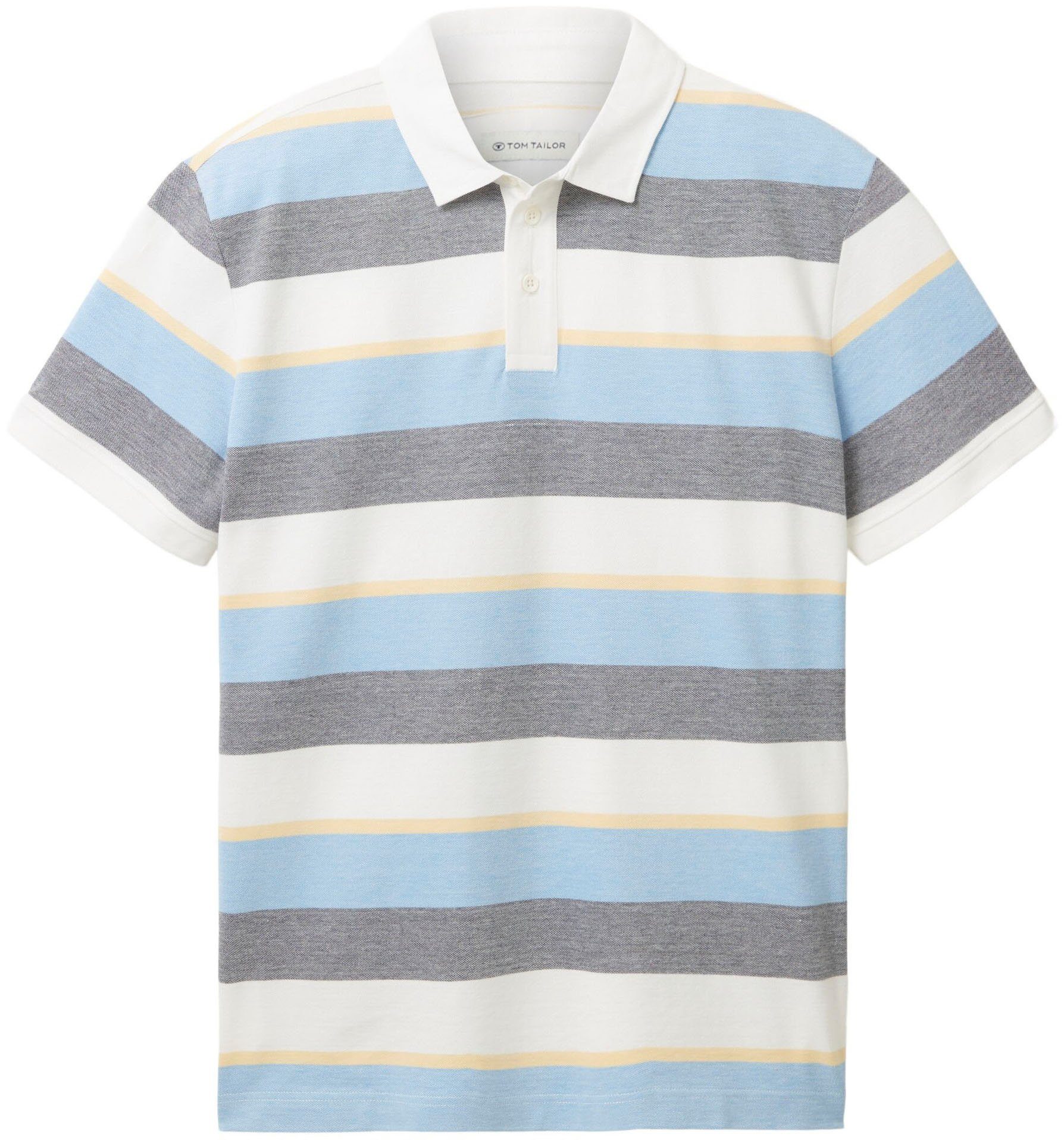 TOM TAILOR T-Shirt stripe multicolor big blue