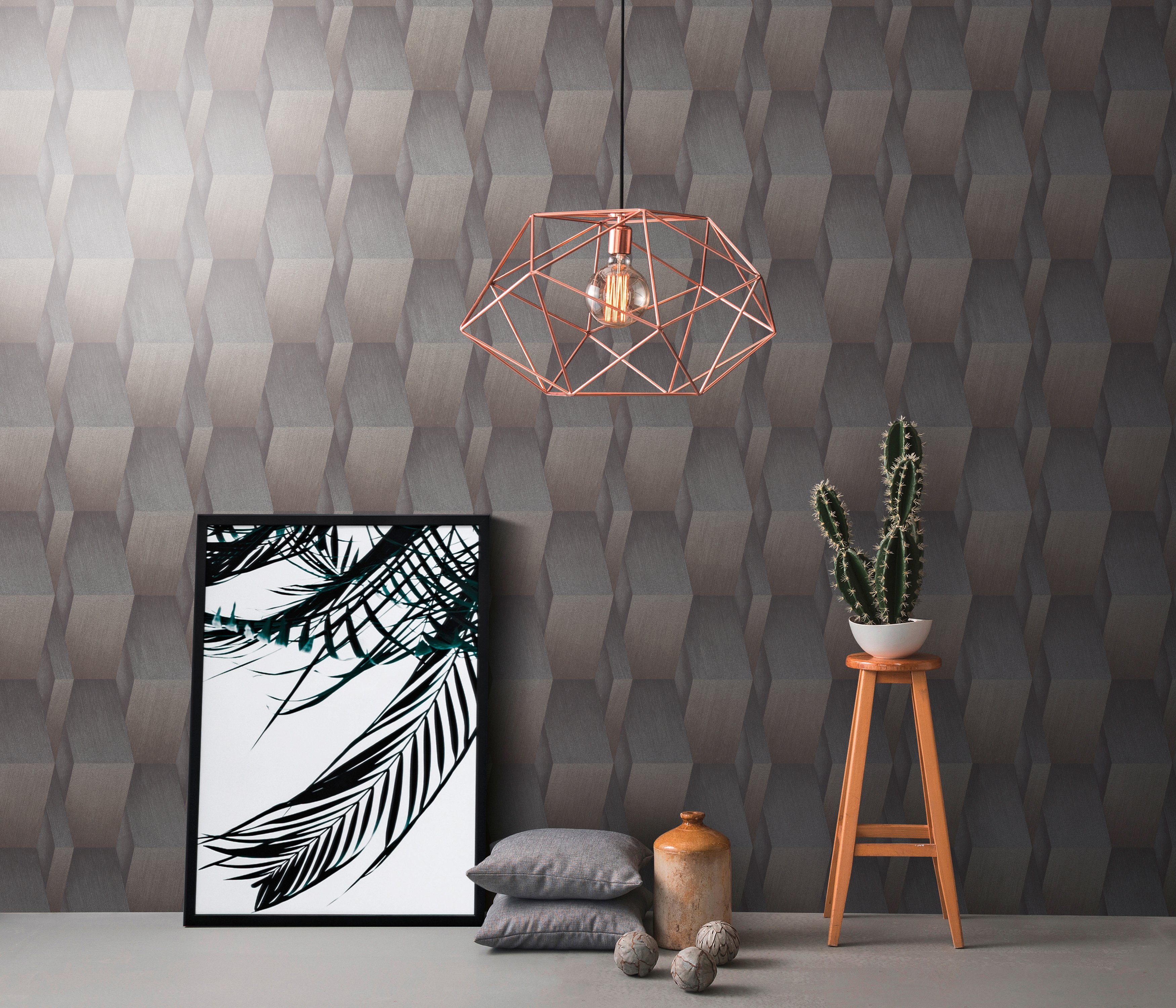 Erismann Vliestapete Guido Maria Kretschmer Fashion for Walls Grafik Gold günstig online kaufen