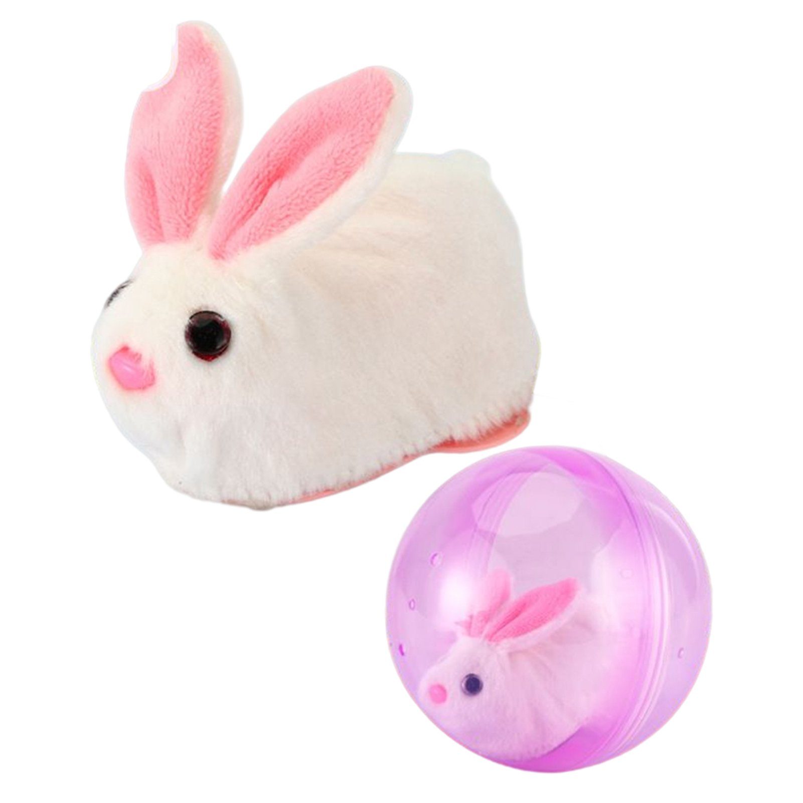 Blusmart Spielball Hamster-Laufball-Spielzeug, Lustiges Kleinkinder-Krabbel-Roll-Ball, Spielball pink ball E
