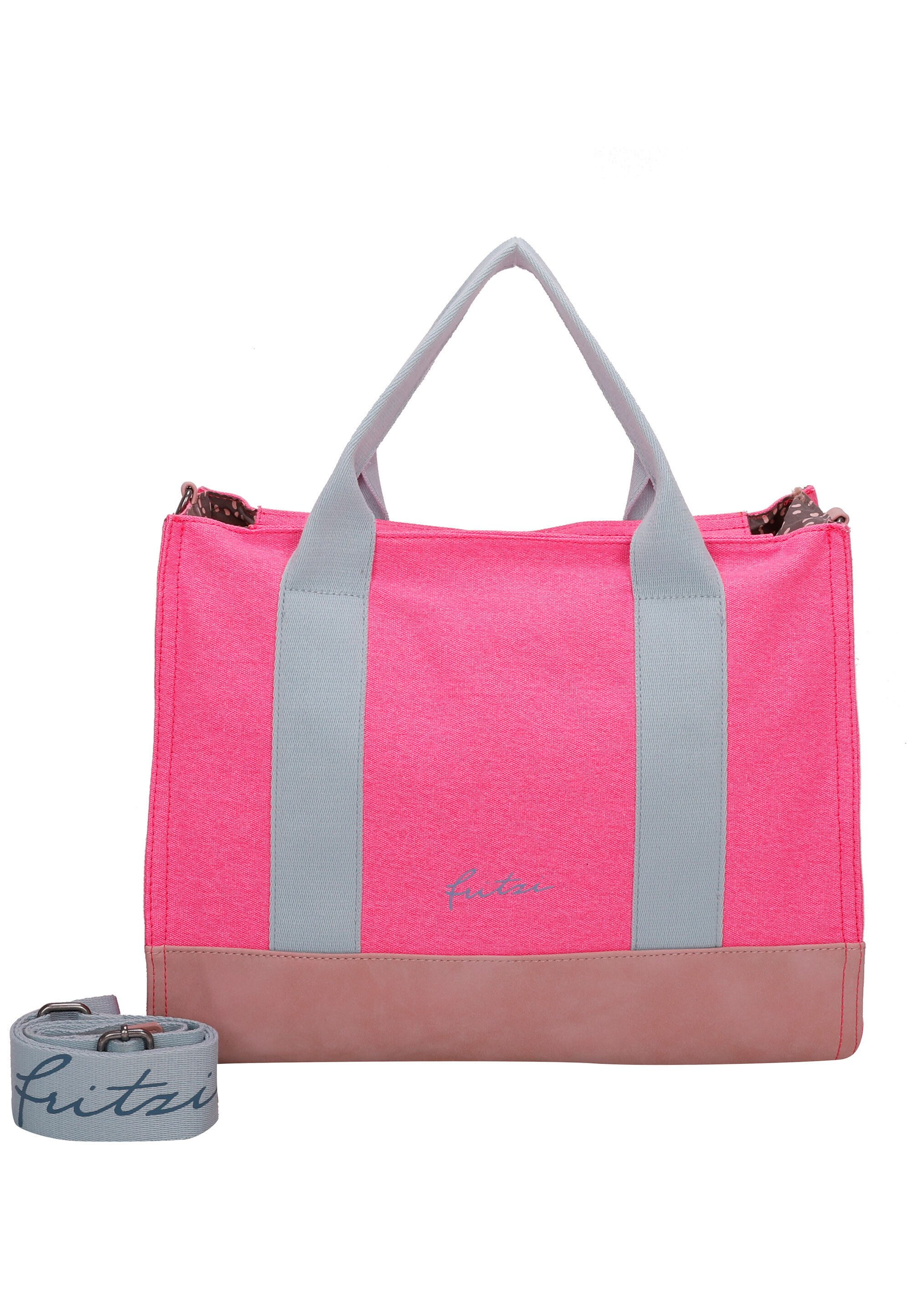 Fritzi aus Preußen Shopper Canvas Tote Bag, mit abnehmbarem Schulterriemen