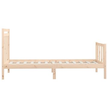 vidaXL Bett Massivholzbett Kiefer 90x200 cm