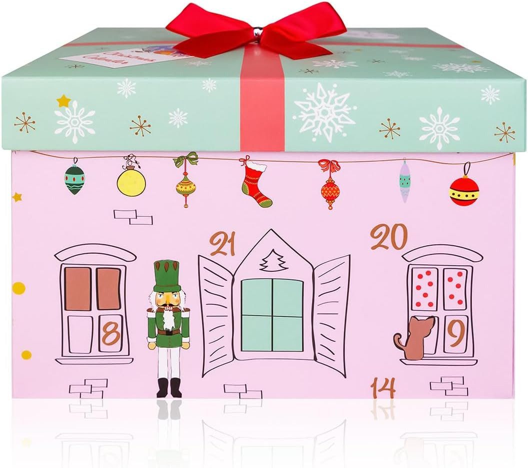 ACCENTRA Adventskalender BadeFee Adventskalender 24 Bade-Überraschungen, limitiert, ca. 600 g, 24 tägliche Bade- & Pflege-Momente im Weihnachtsdesign